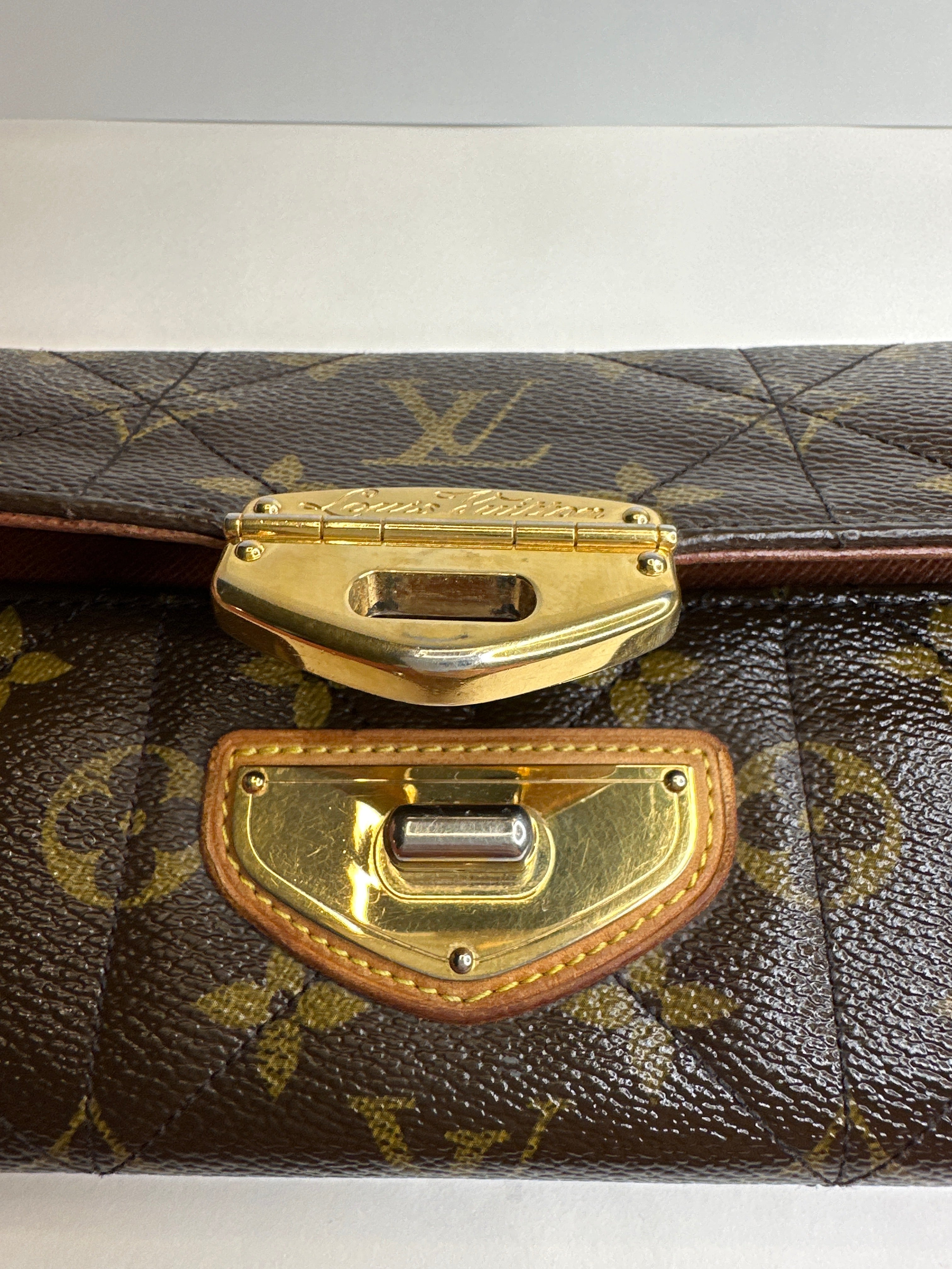 Louis Vuitton Portefeuille Sarah Monogram Etoile Long Wallet Brown
