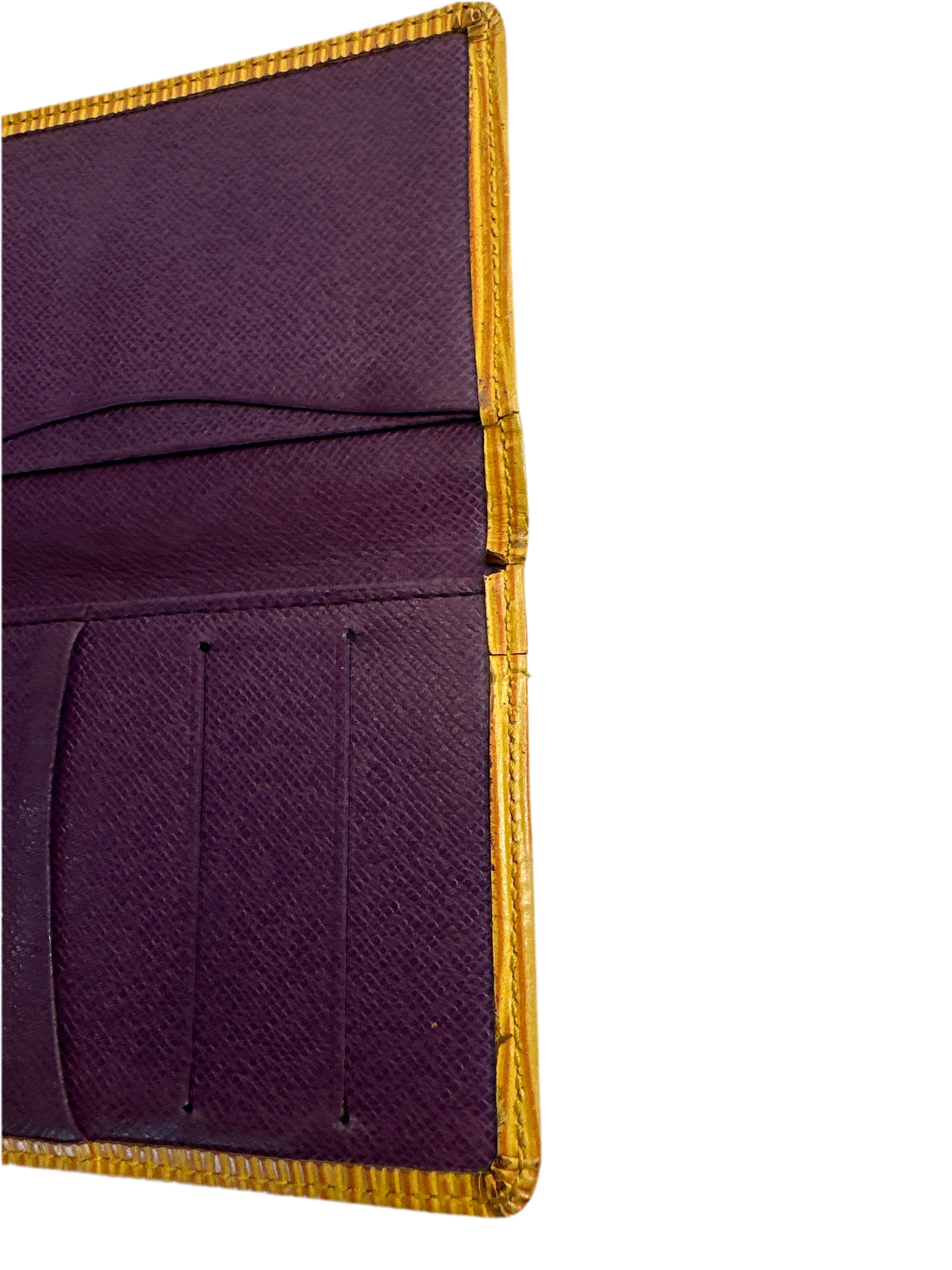 Vintage Louis Vuitton Yellow Pocket Organizer