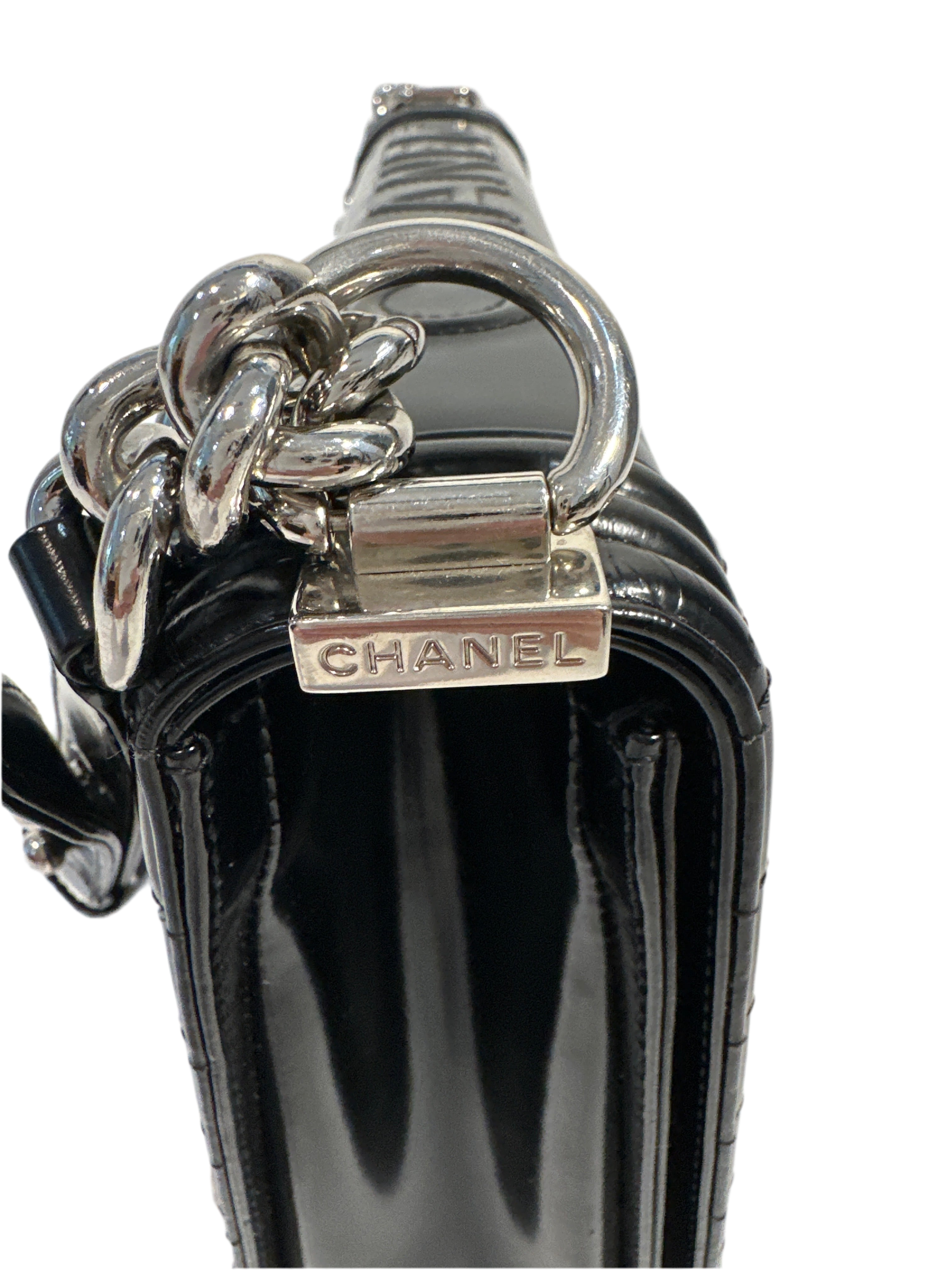 Chanel Reverso Boy Flap Bag Glazed Calfskin Large