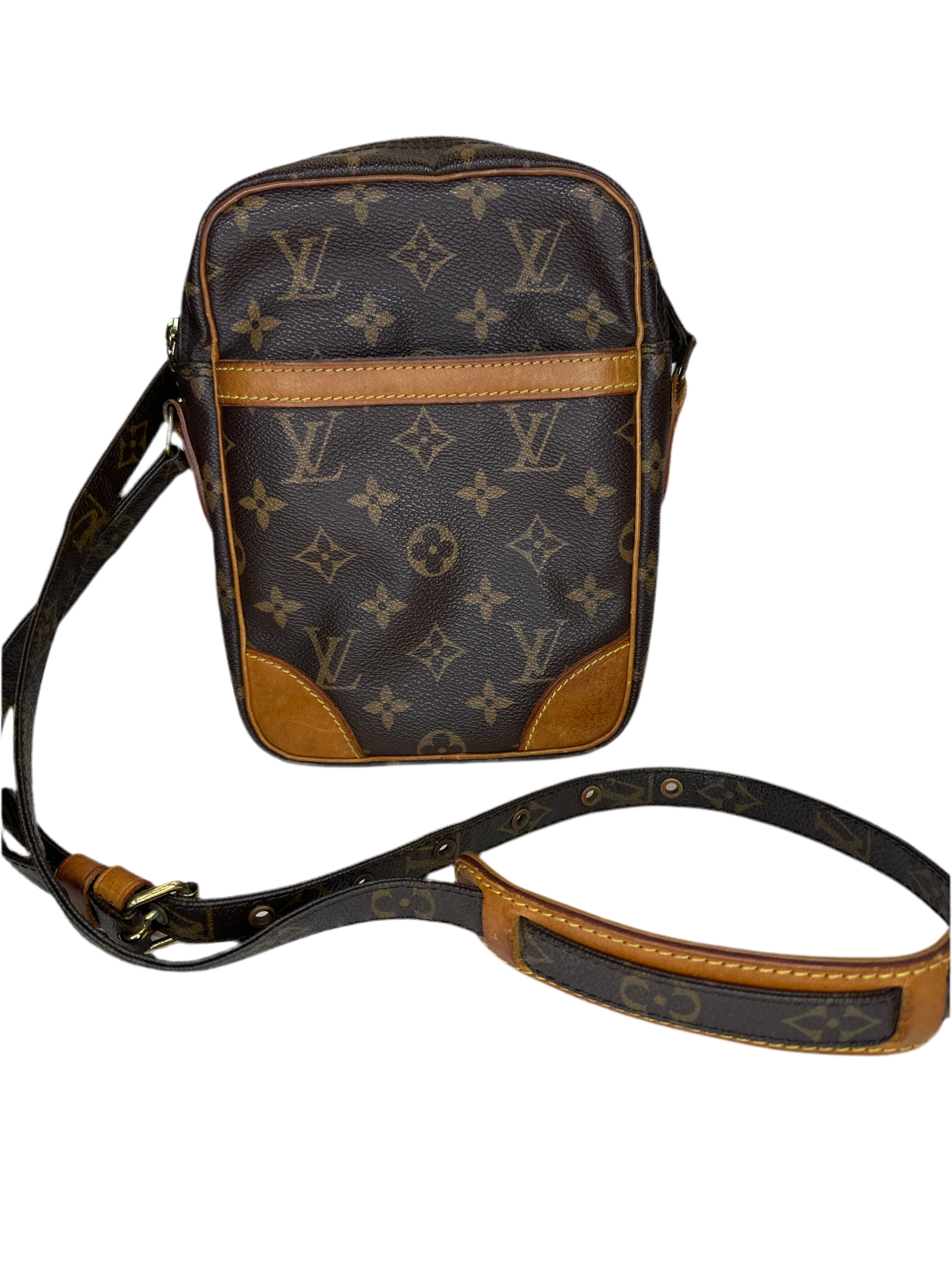 Vintage LOUIS VUITTON DANUBE CROSSBODY SHOULDER BAG MONOGRAM