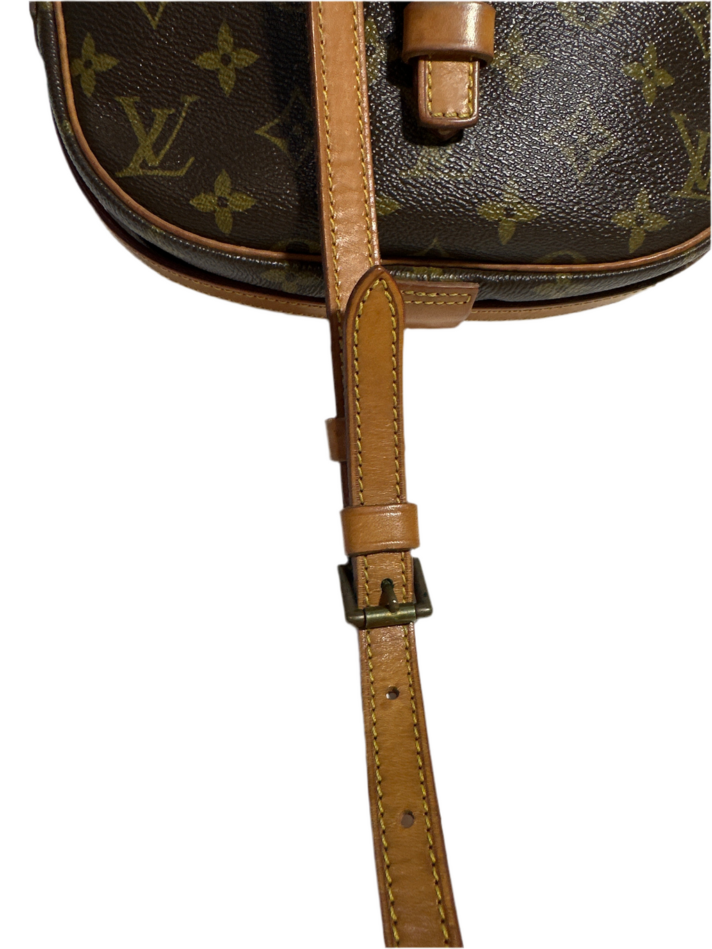 Vintage Louis Vuitton Monogram Jeune Fille Shoulder Bag Brown