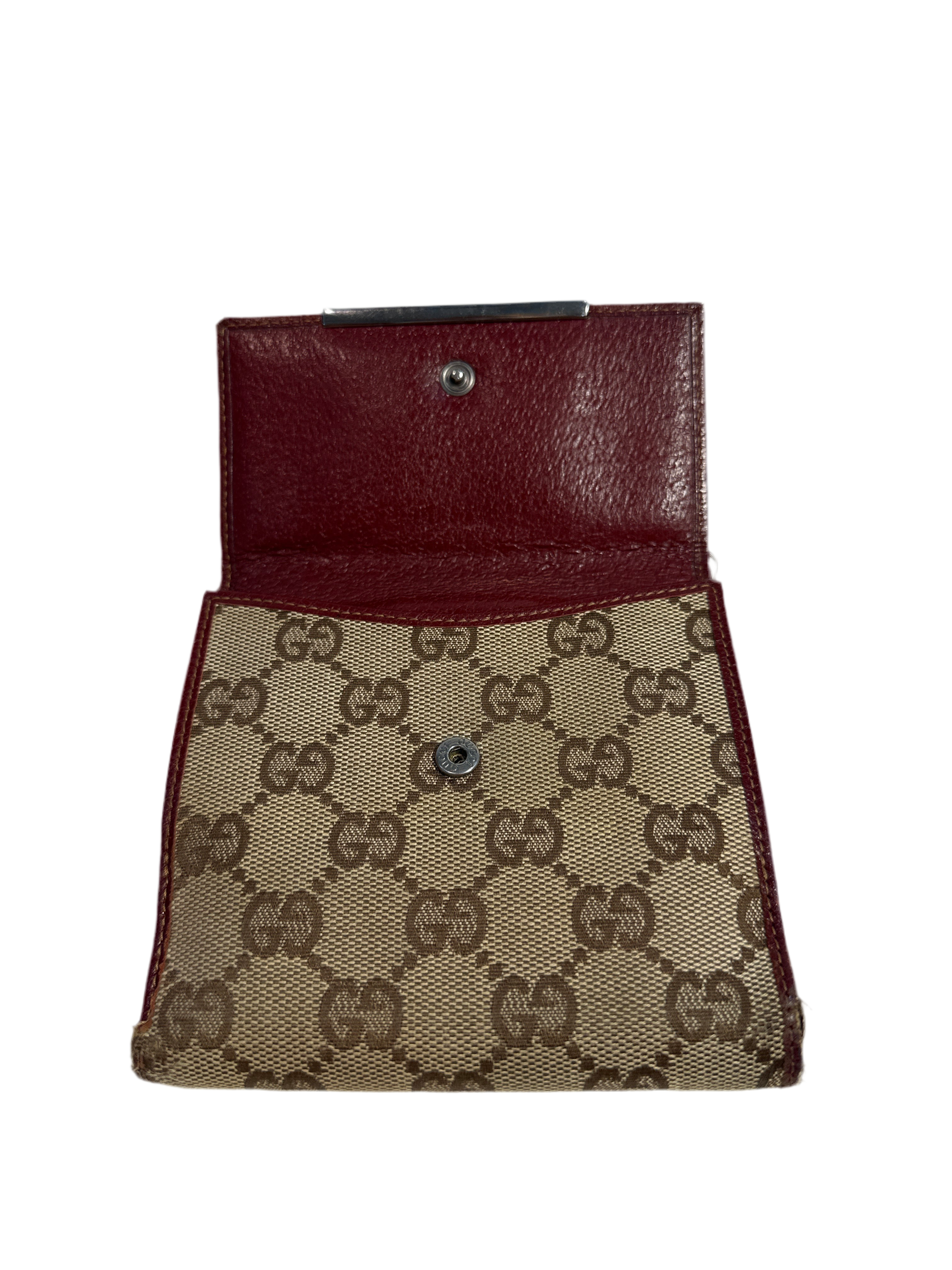 Gucci GG Canvas Compact Wallet