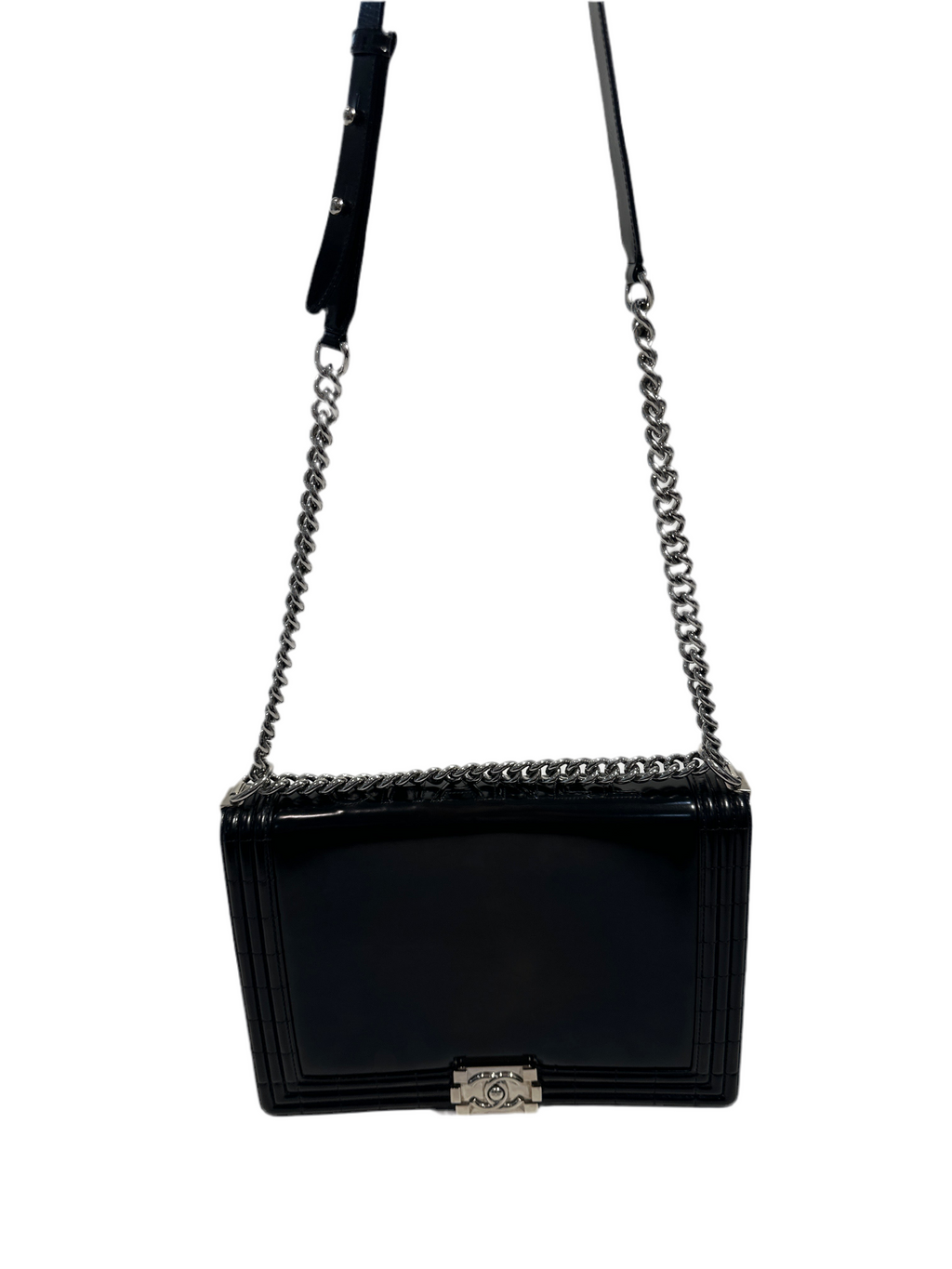 Chanel Reverso Boy Flap Bag Glazed Calfskin Large