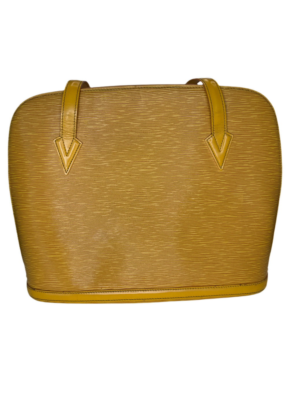 Vintage Louis Vuitton Epi shoulder bag comes with COA