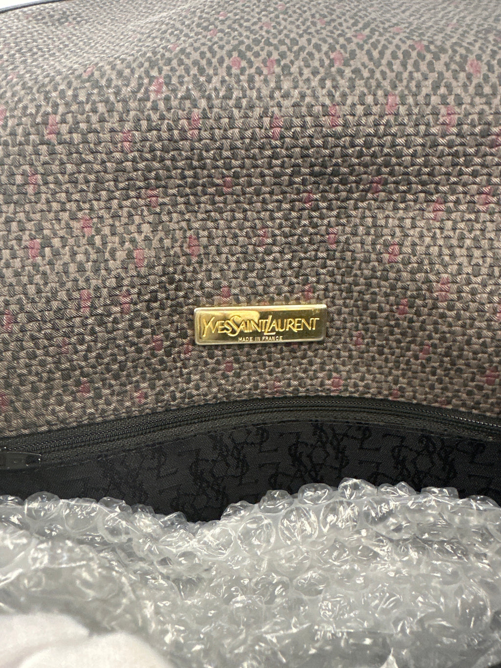 Vintage YSL Tweed Bag