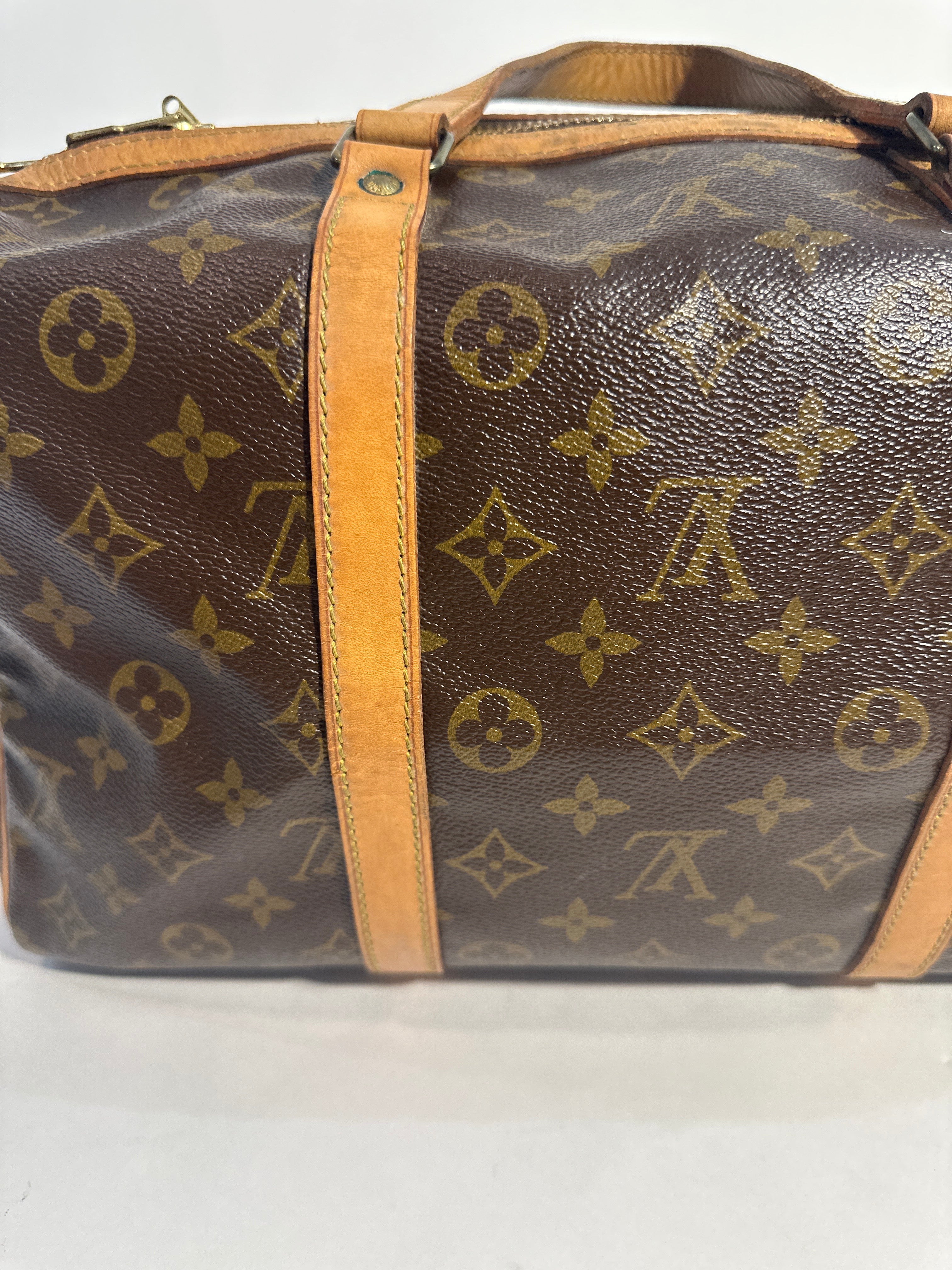 Vintage Louis Vuitton Monogram Sac Souple 35 Travel Bag