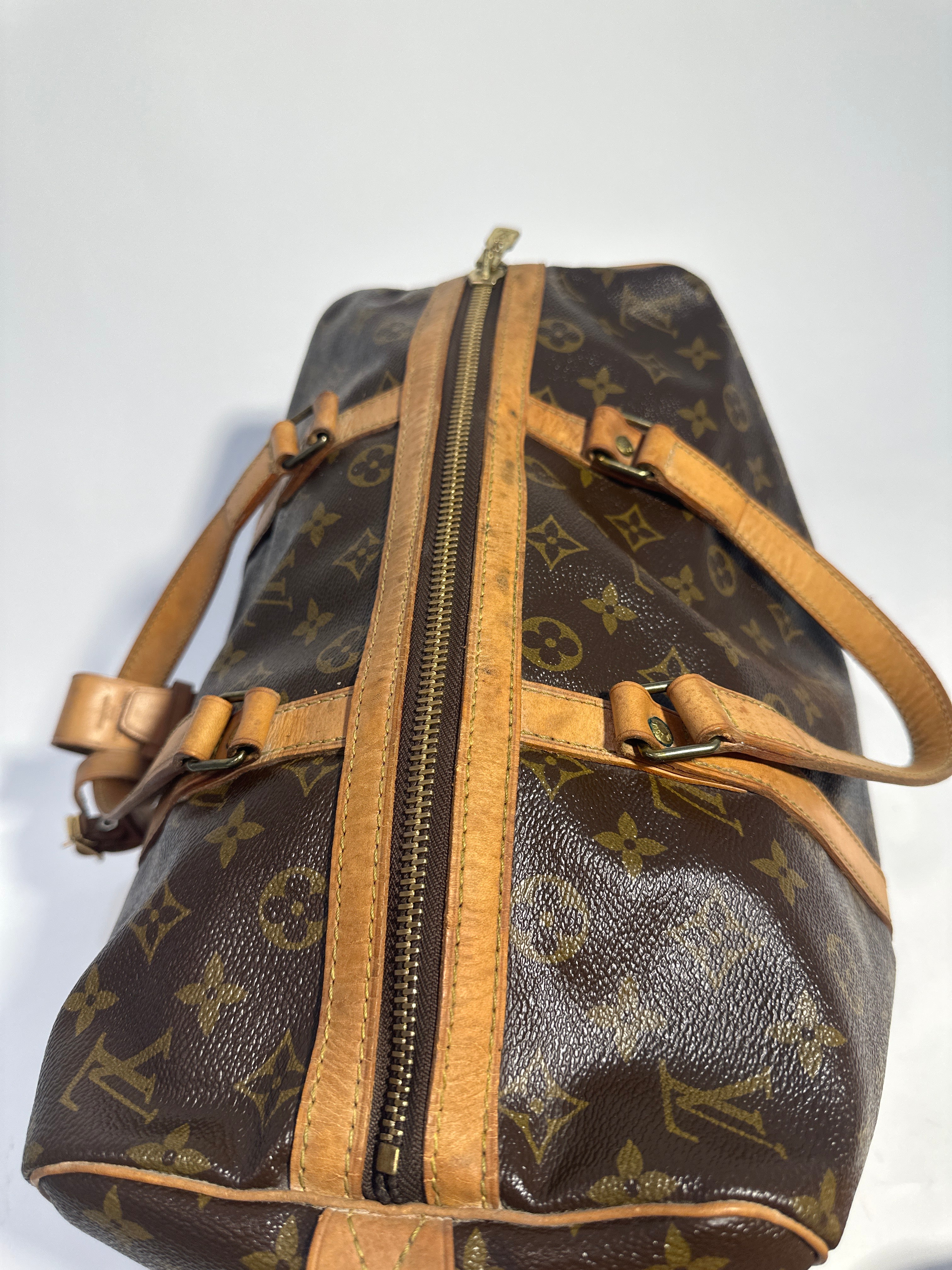 Vintage Louis Vuitton Monogram Sac Souple 35 Travel Bag