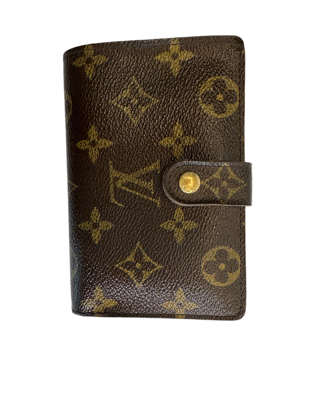 Vintage Louis Vuitton Monogram Kiss Lock Wallet