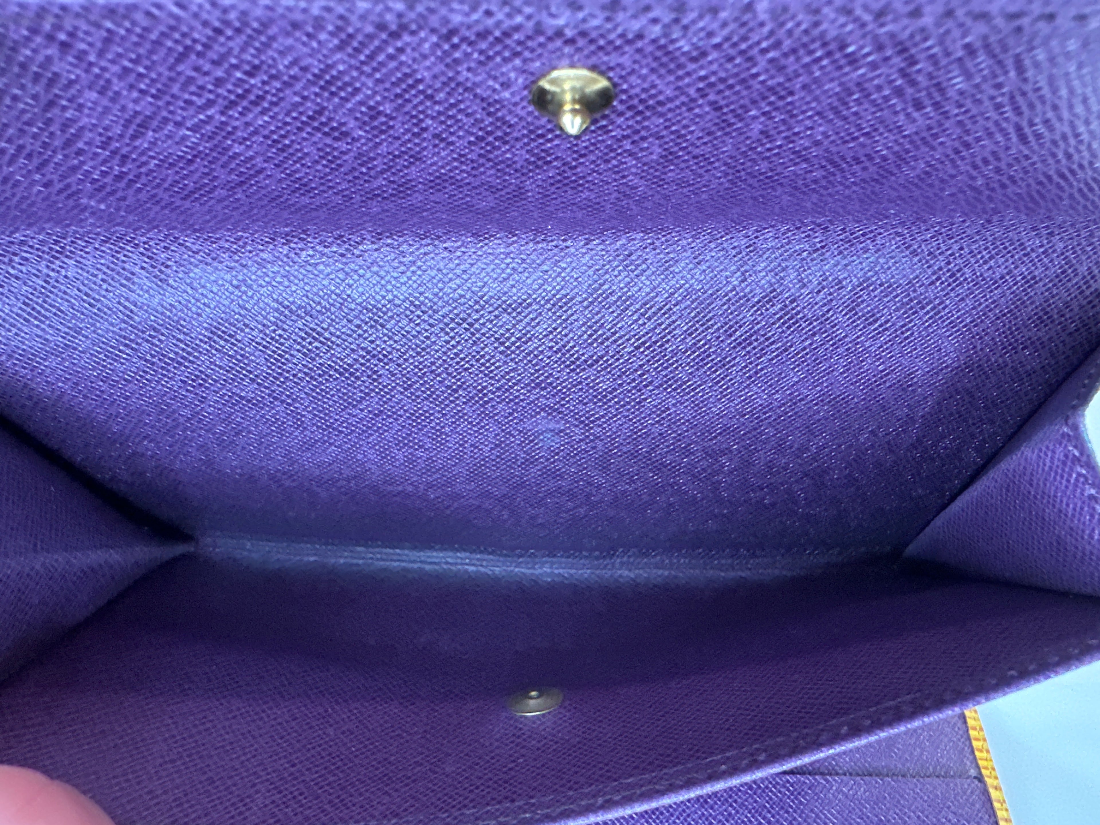 LOUIS VUITTON Wallet Yellow Epi Porte Tresor International Trifold