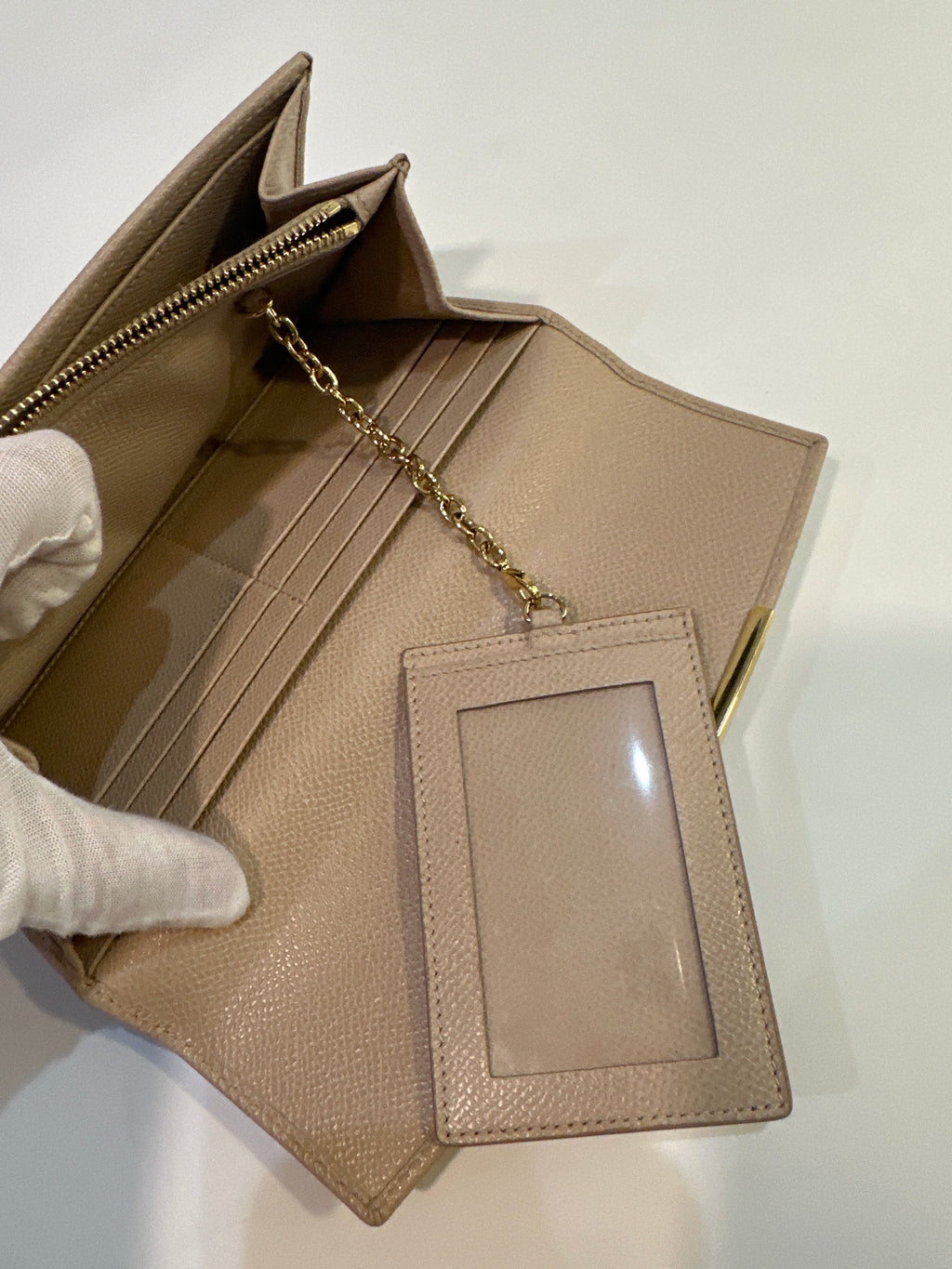 Salvatore Ferragamo Wallet with Hanging ID Tag