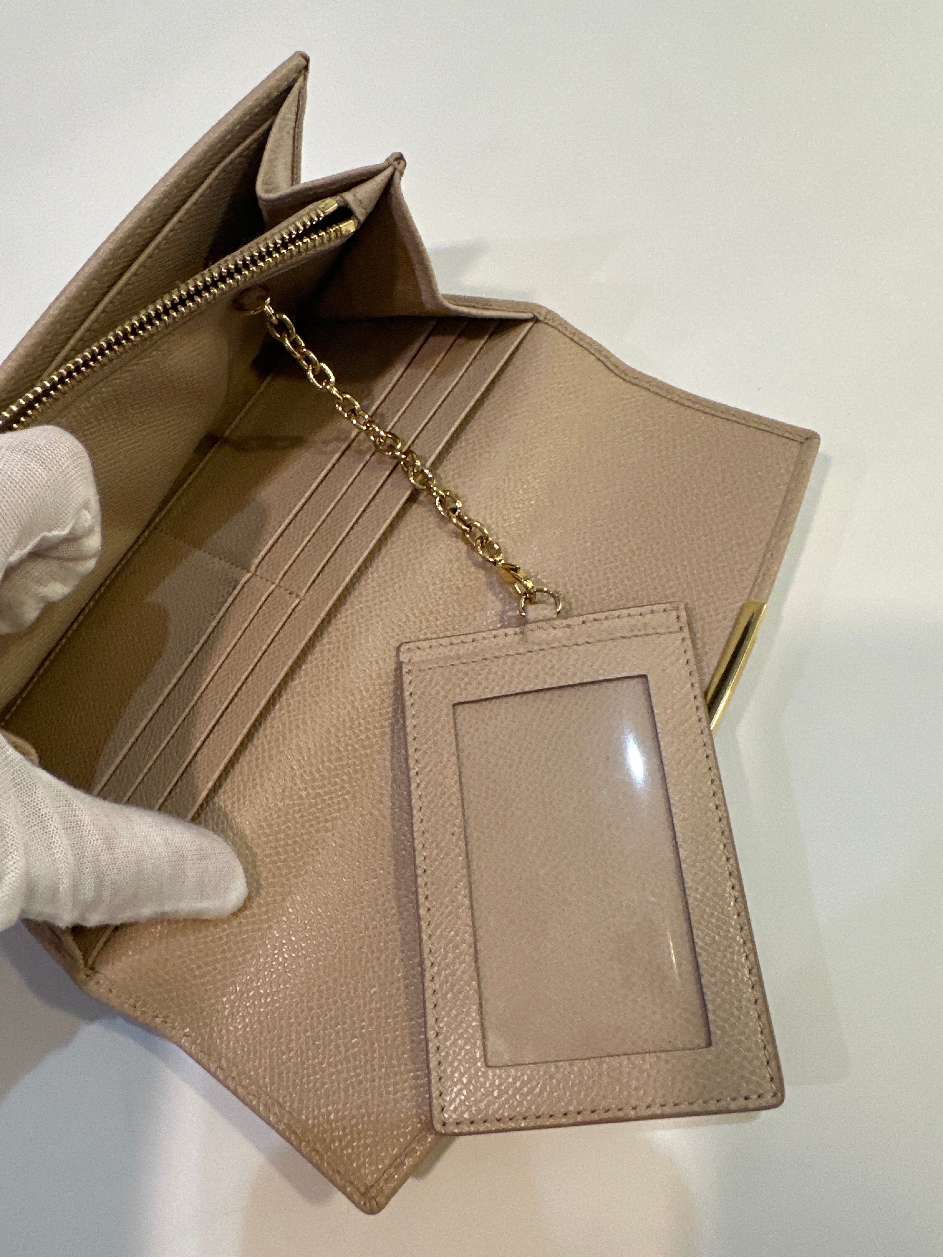 Salvatore Ferragamo Wallet with Hanging ID Tag