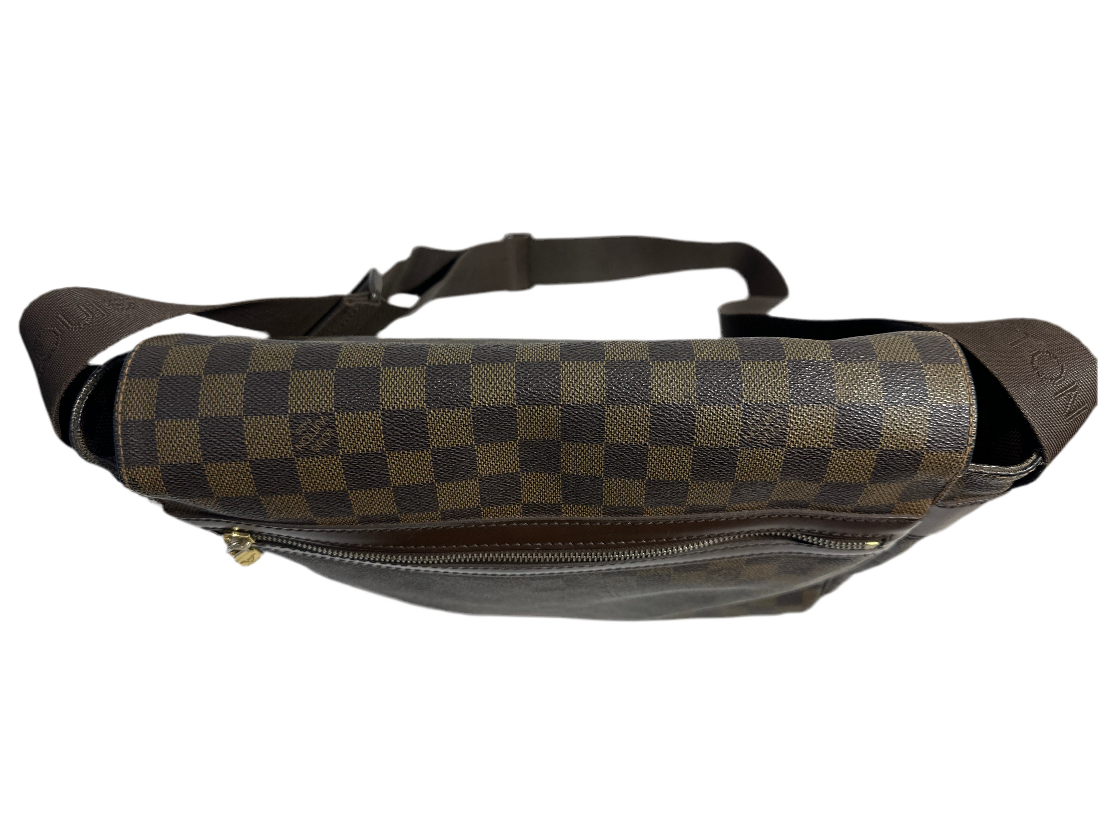 Louis Vuitton Damier Ebene Canvas and Leather Bastille Messenger