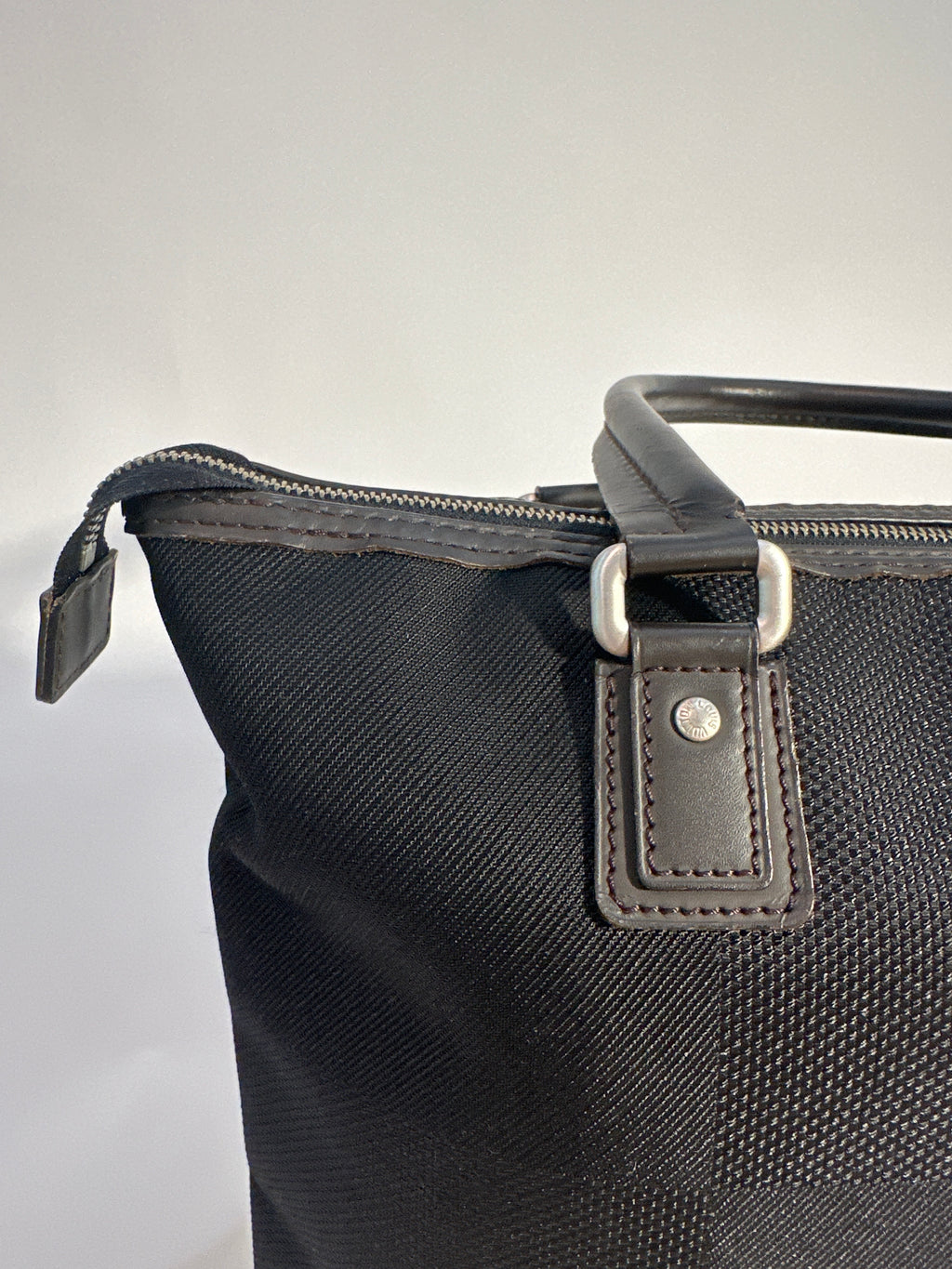 Louis Vuitton Cougar Damier Jean Tote Bag Black Brown with COA