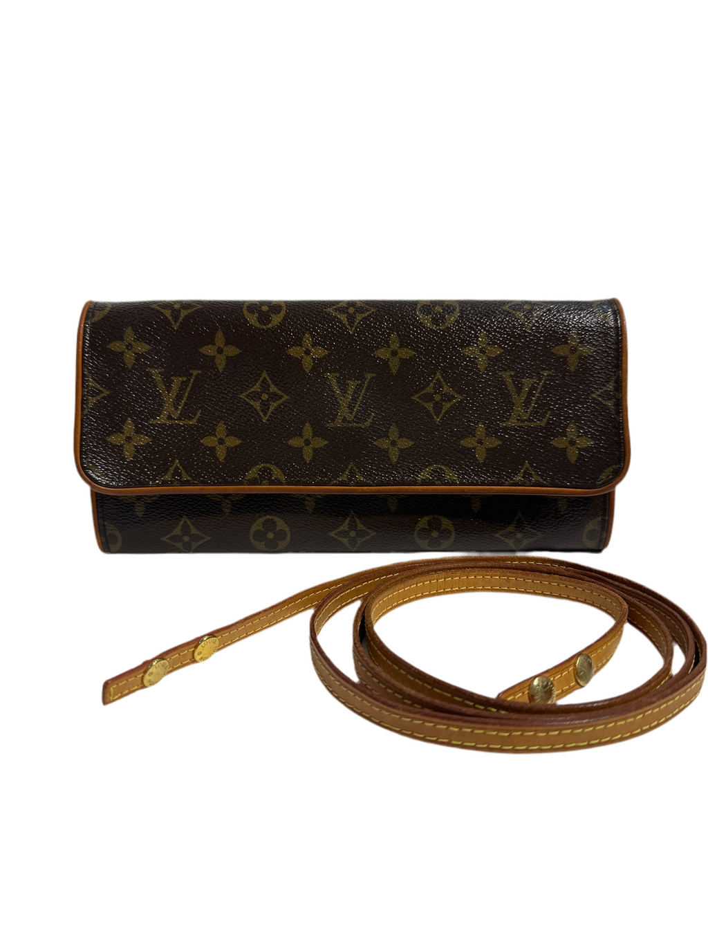 LOUIS VUITTON Monogram Pochette Twin GM