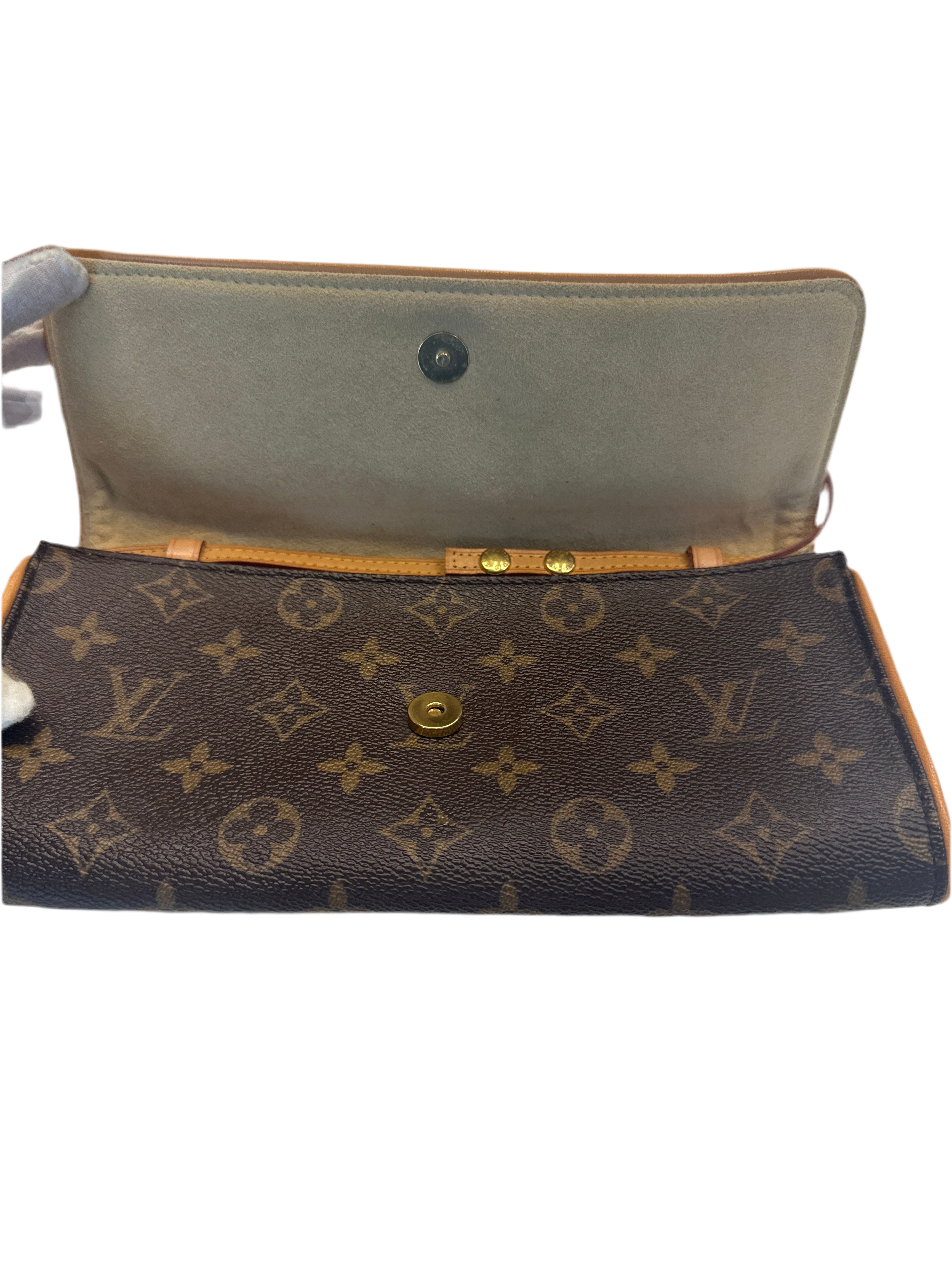Vintage Louis Vuitton Monogram Pochette Twin 2000