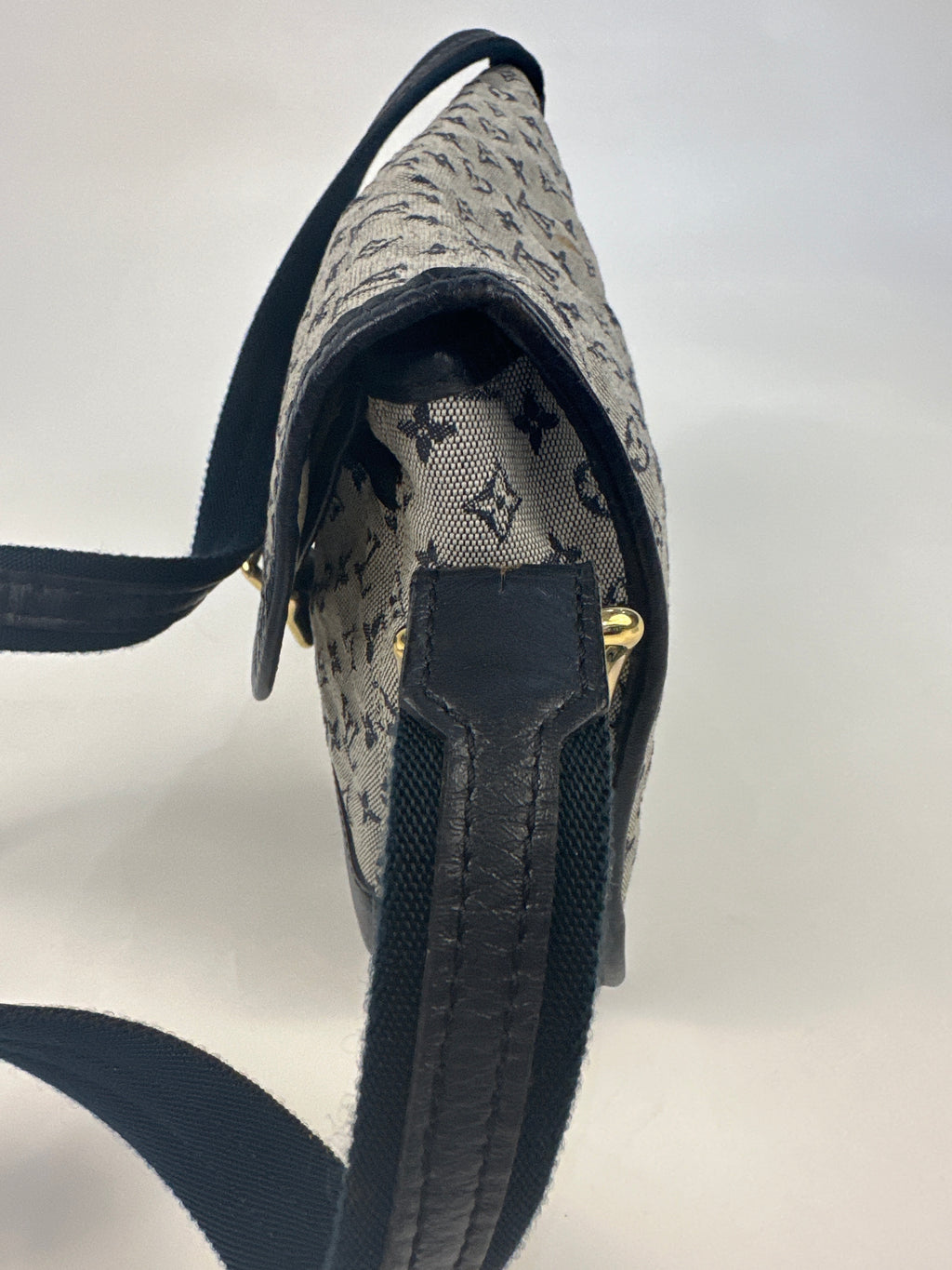 LOUIS VUITTON Monogram Mini Belanger Shoulder Bag Blue