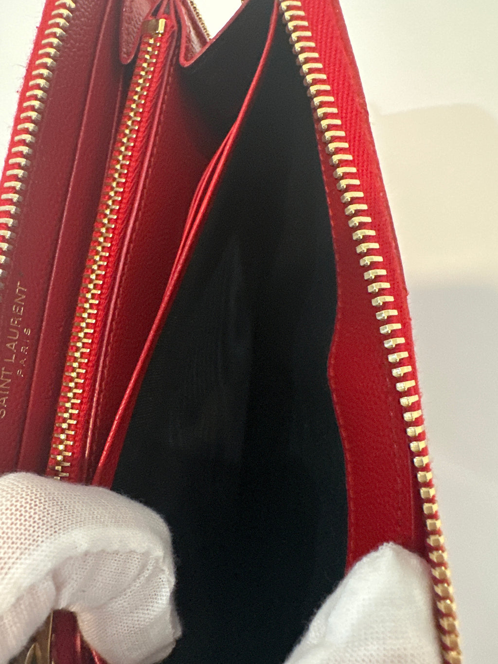 Saint Laurent Full Zip Wallet