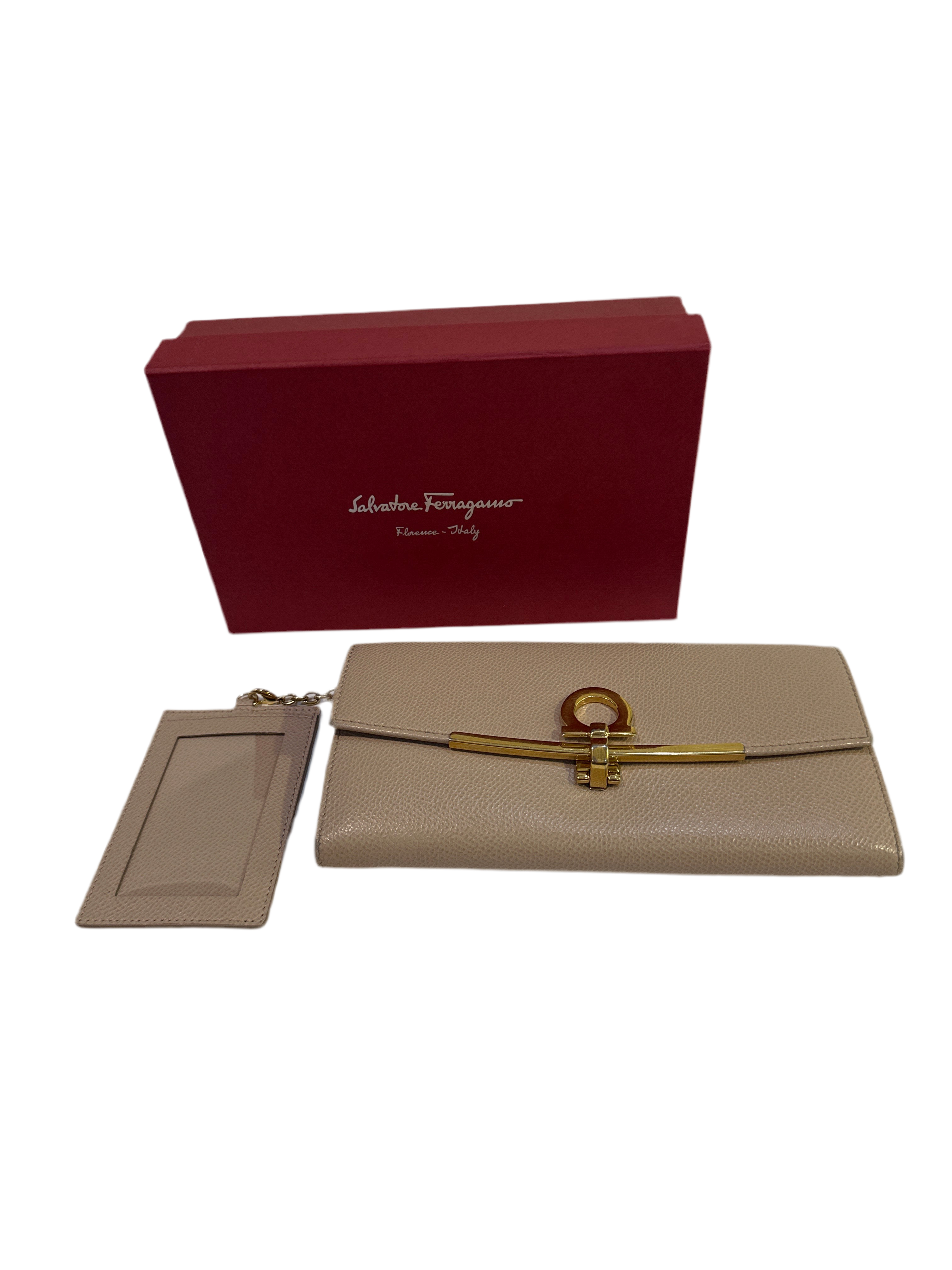Salvatore Ferragamo Wallet with Hanging ID Tag