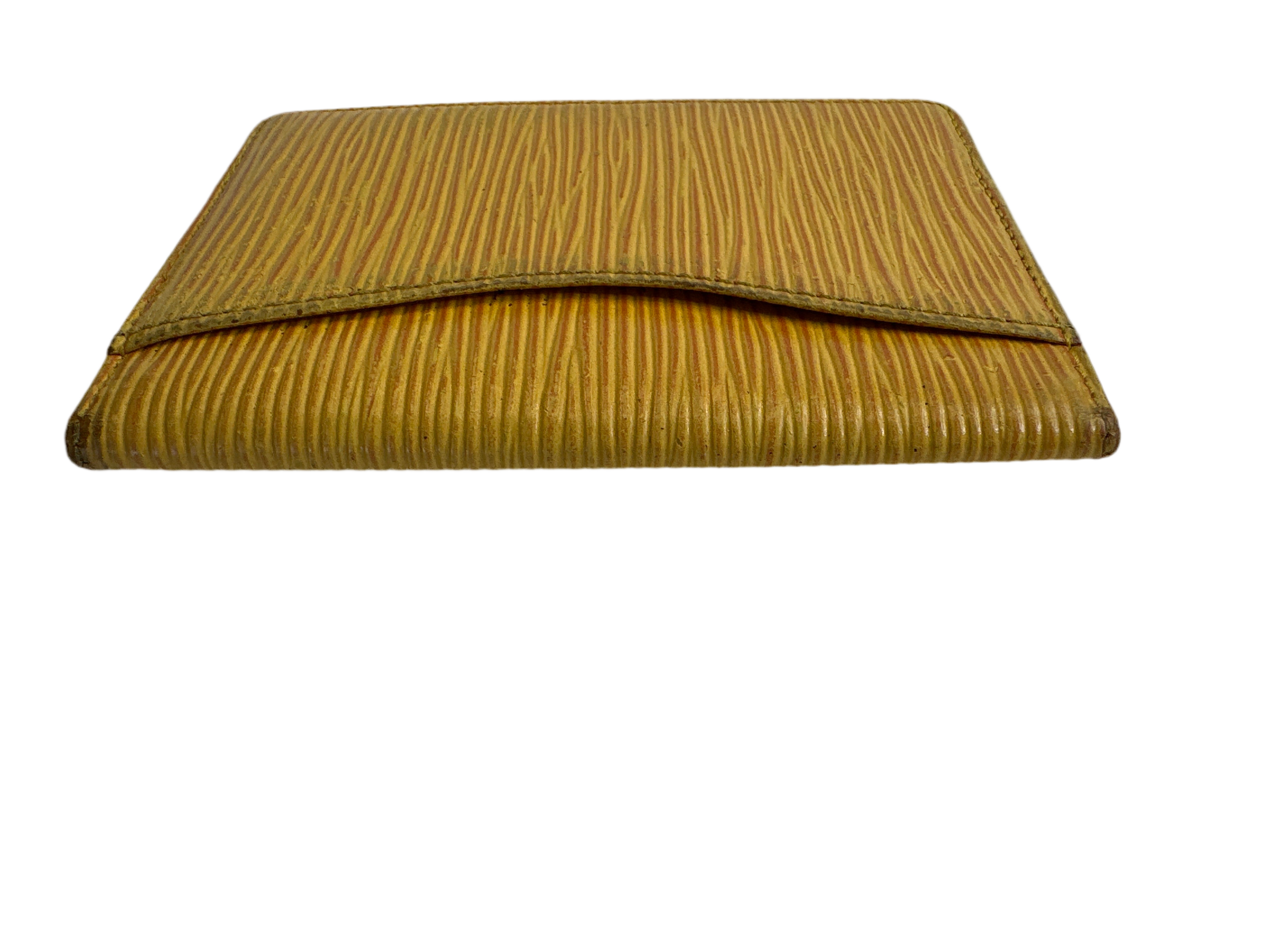 Vintage Louis Vuitton Yellow Pocket Organizer