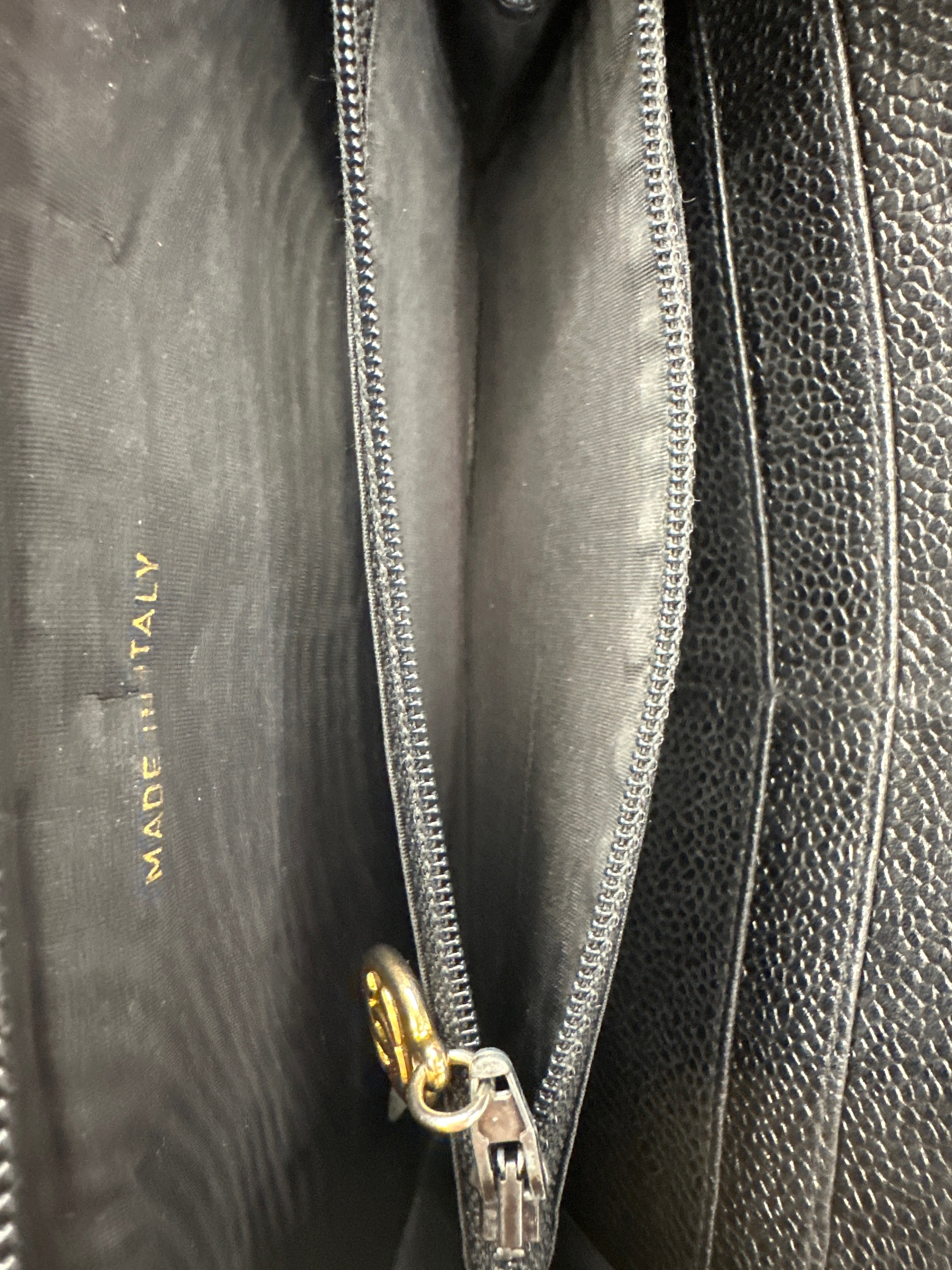 Vintage Chanel CC Wallet zip around