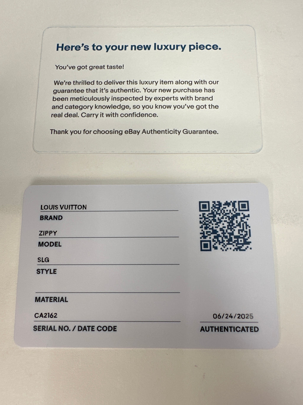 Louis Vuitton Damier Azur Zippy Wallet 2012 - with authentication card