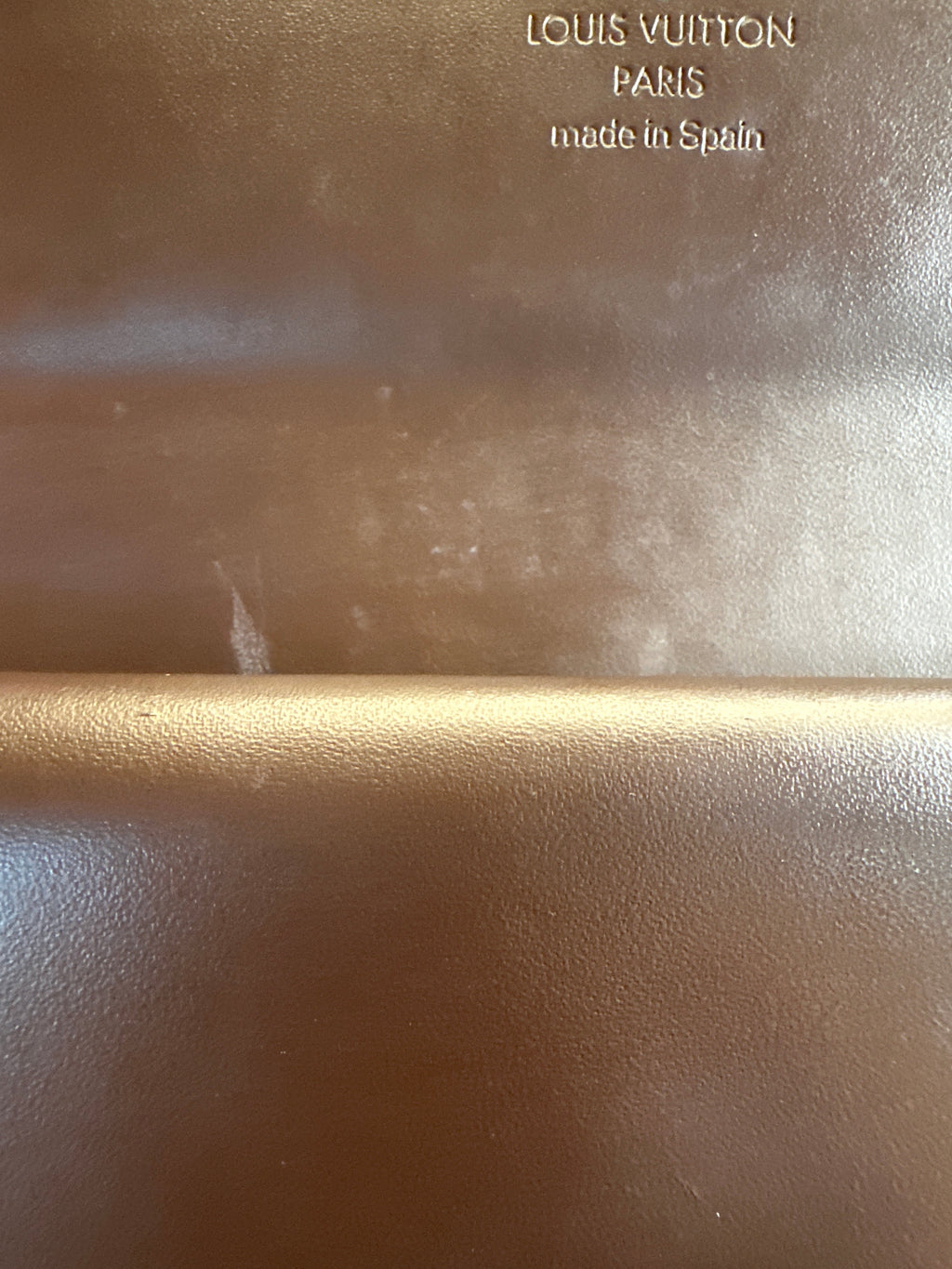 Vintage Louis Vuitton Rare Color Way MOKA Epi Leather Trifold Wallet