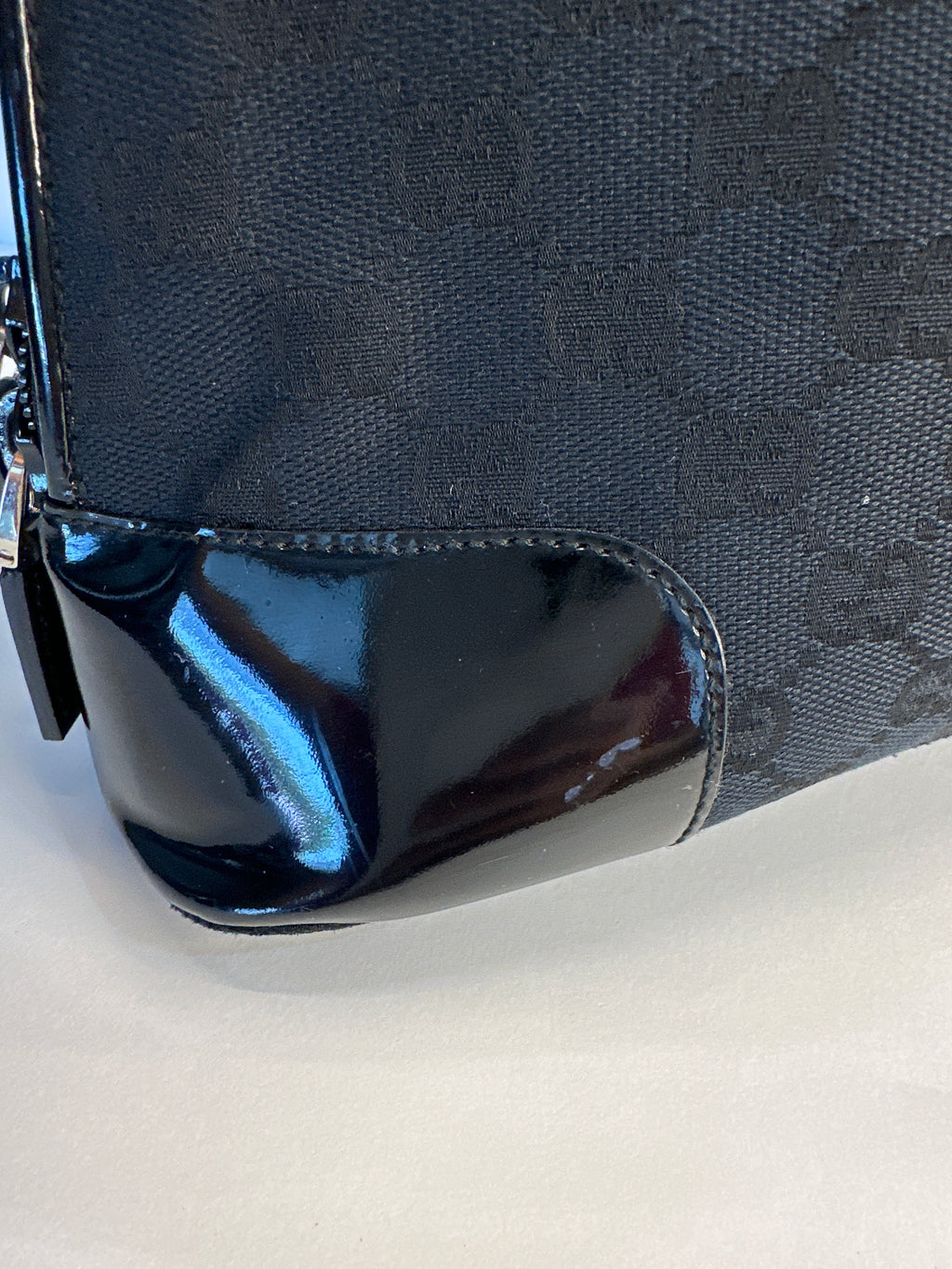 GUCCI GG monogram canvas purse