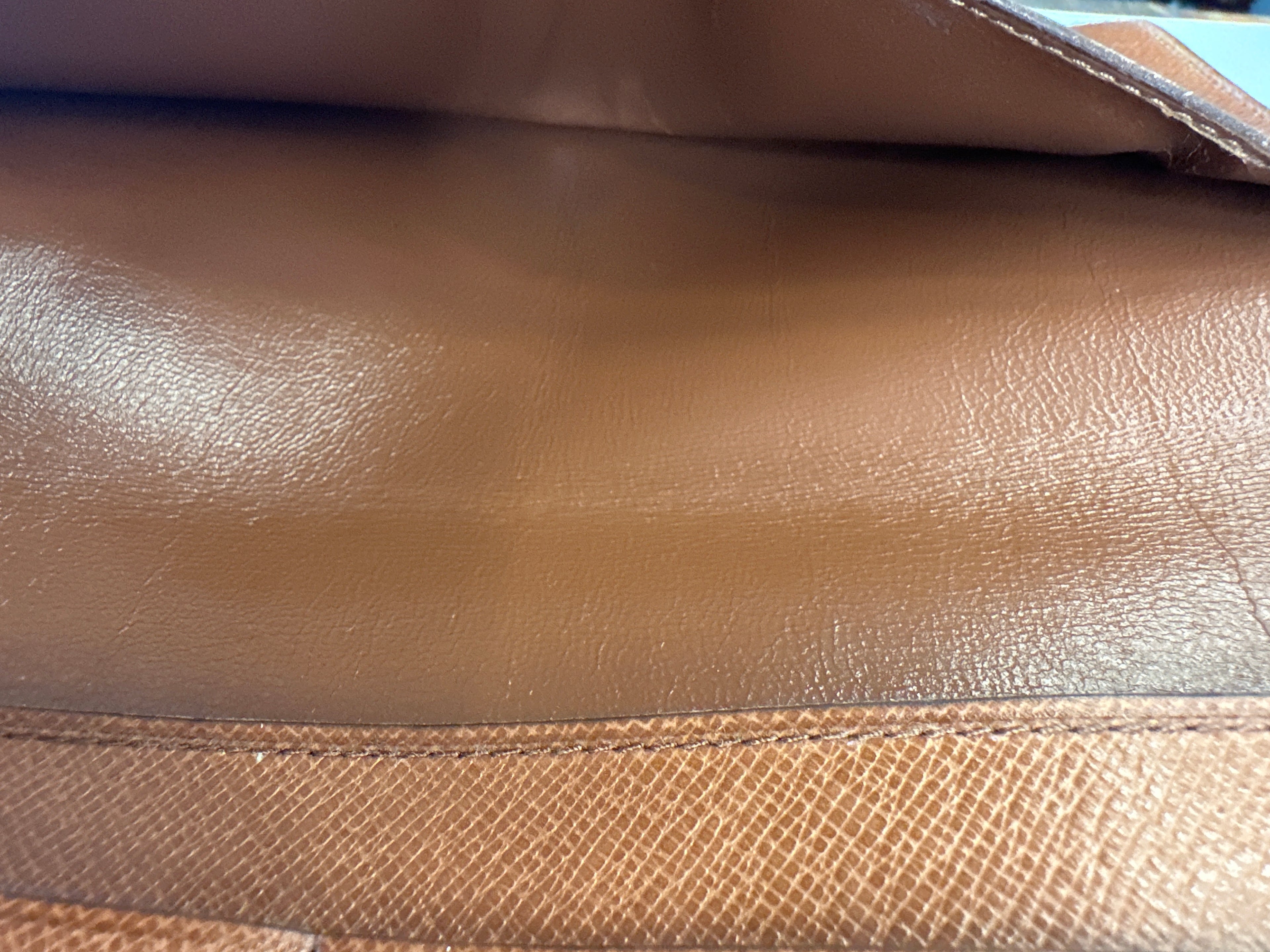 Louis Vuitton Vintage Monogram Coated Canvas Holder Card Case Wallet *RARE*