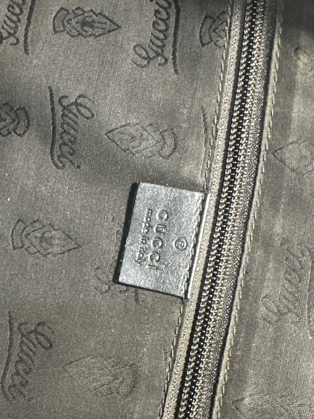 Gucci Embossed GG Briefcase Black PVC business Laptop bag