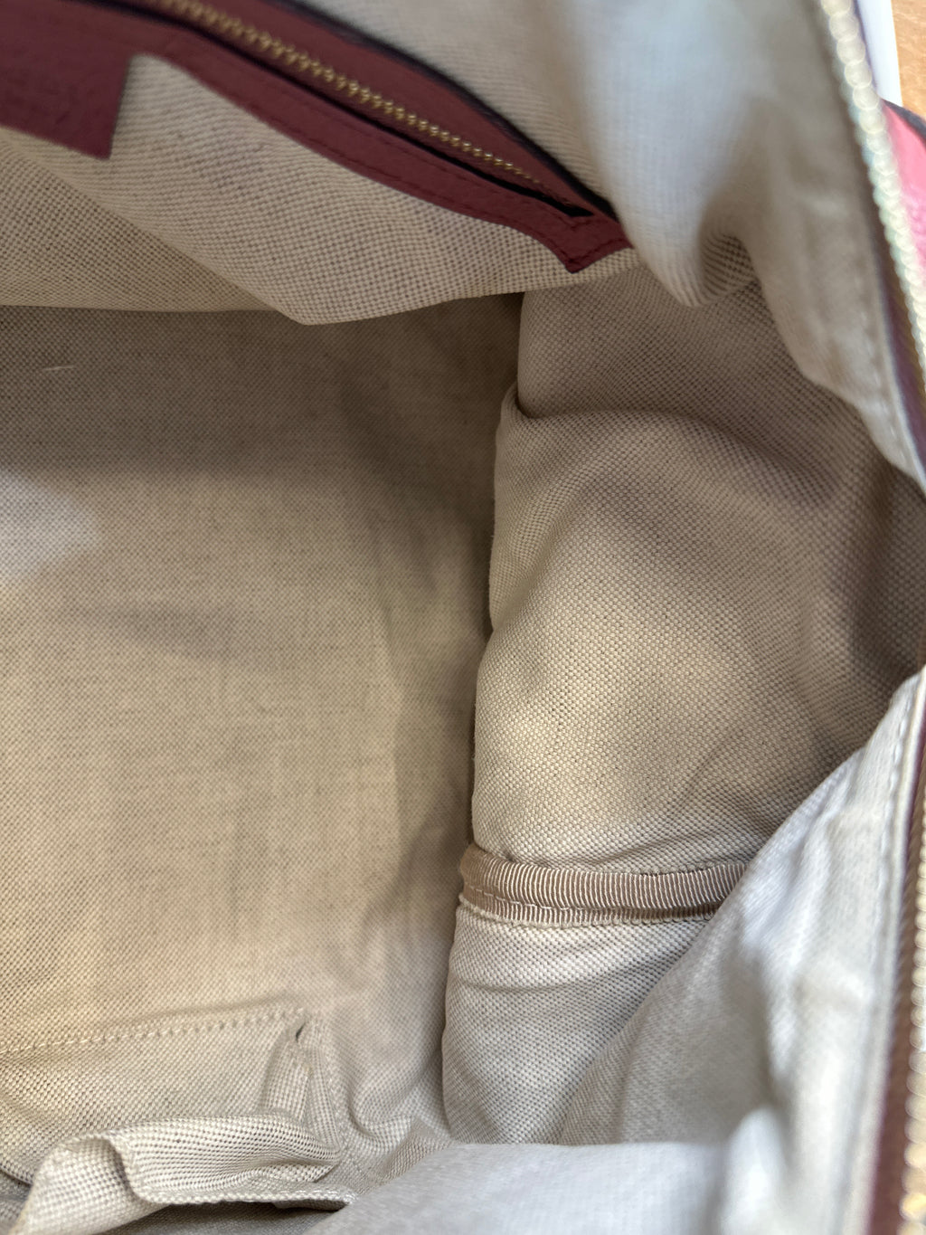 Vintage Gucci Rose Pink Leather Web Line Boston Speedy 2way Tote Bag with COA