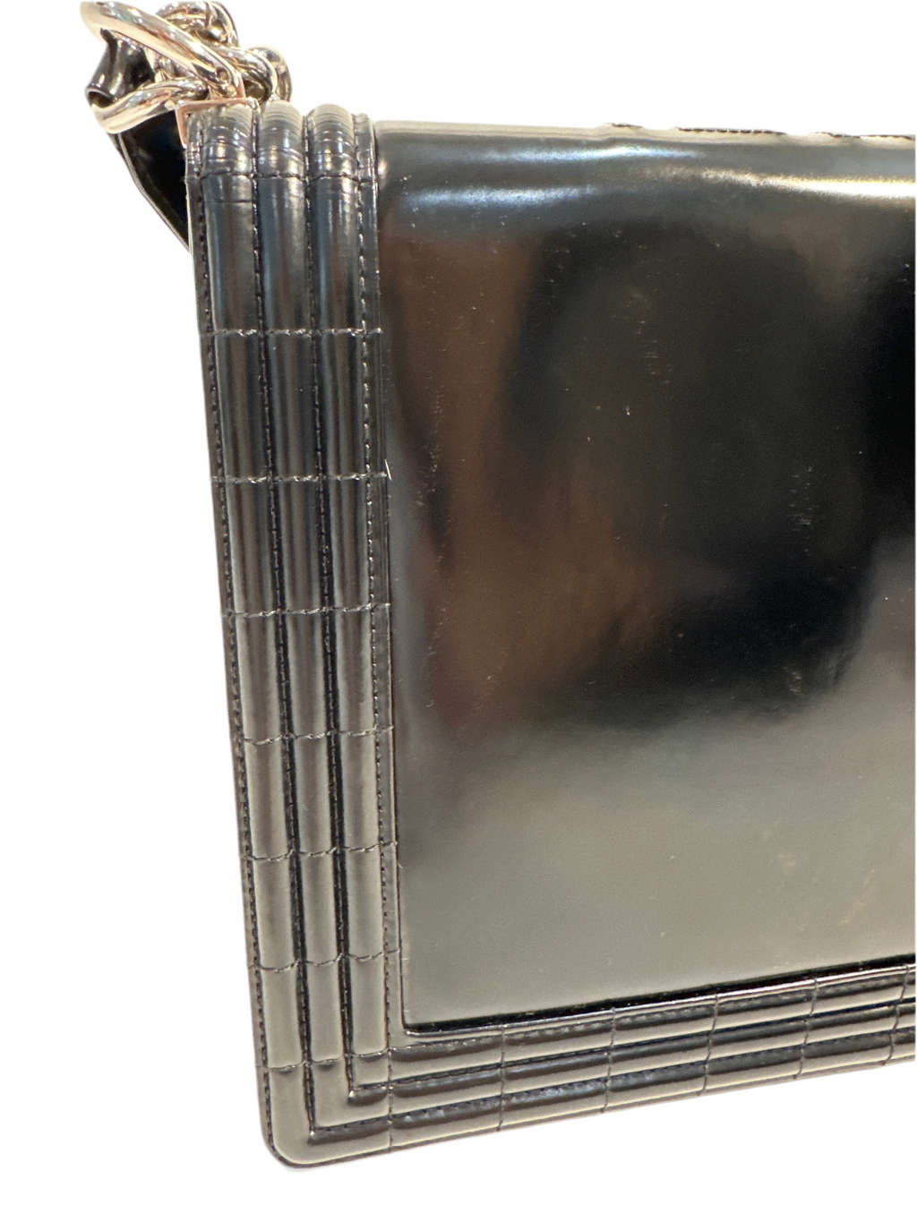 Chanel Reverso Boy Flap Bag Glazed Calfskin Large