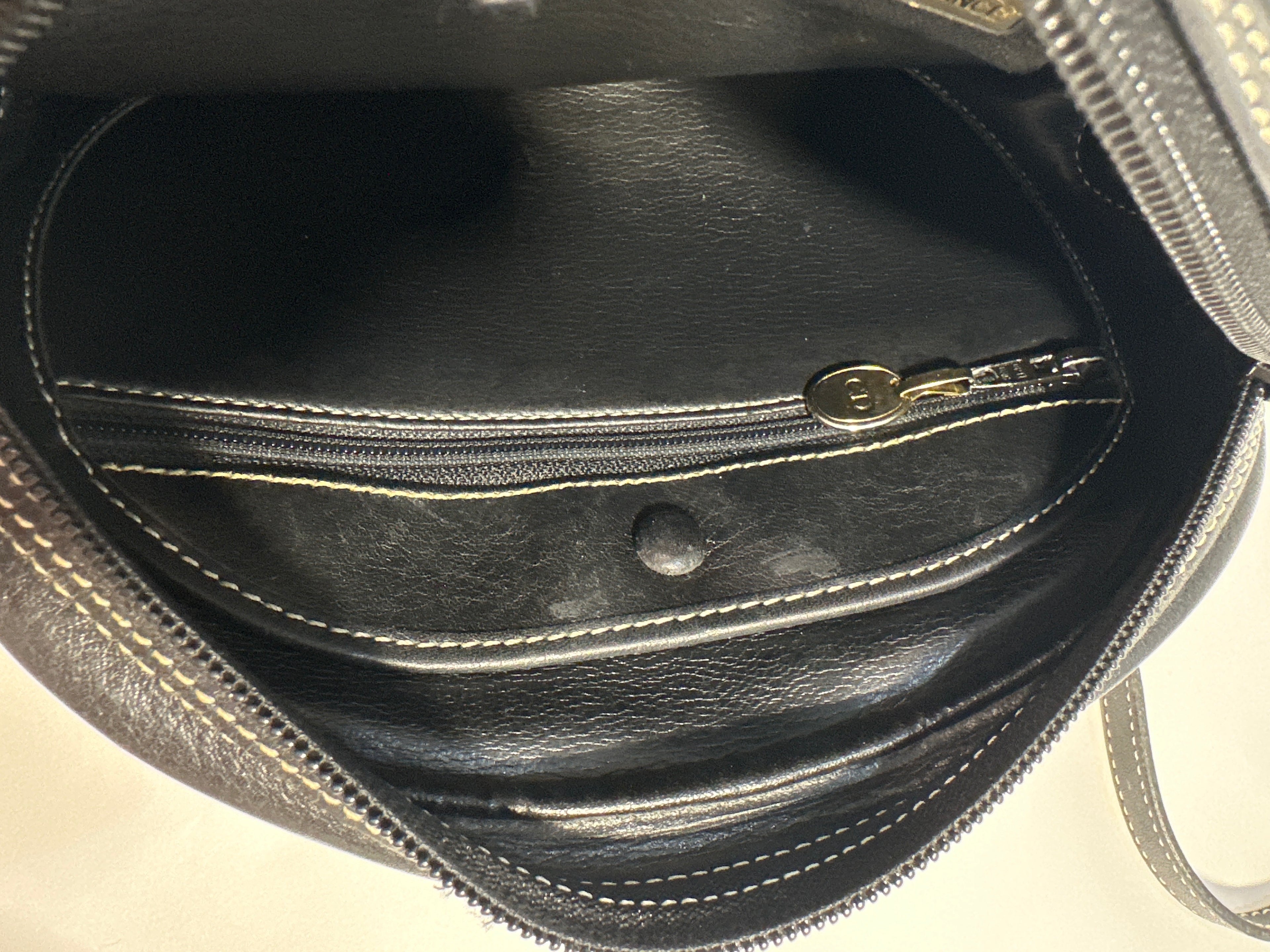 Vintage Christian Dior Leather Shoulder & Crossbody Bag