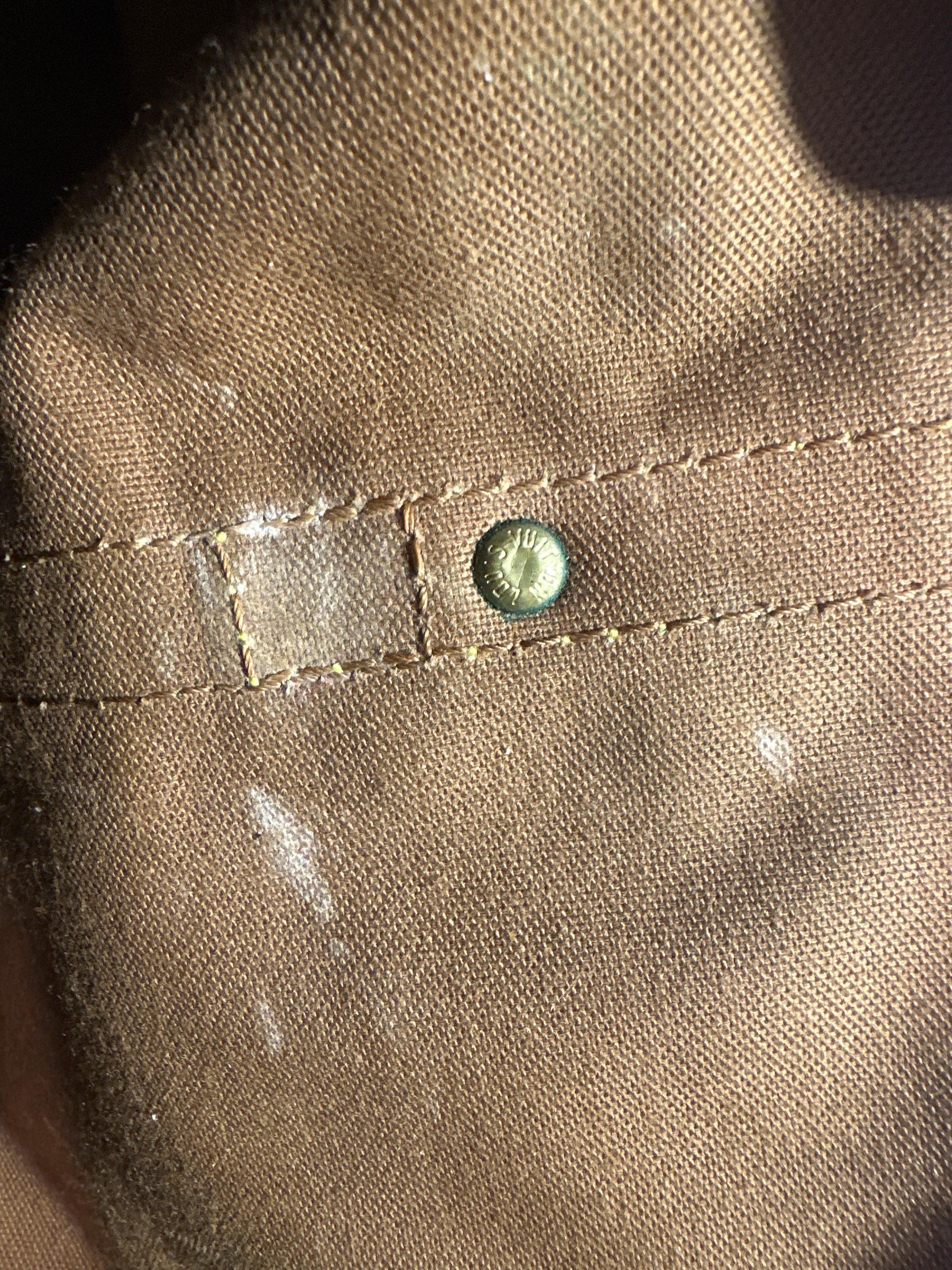 Vintage Louis Vuitton Monogram Sac Souple 35 Travel Bag