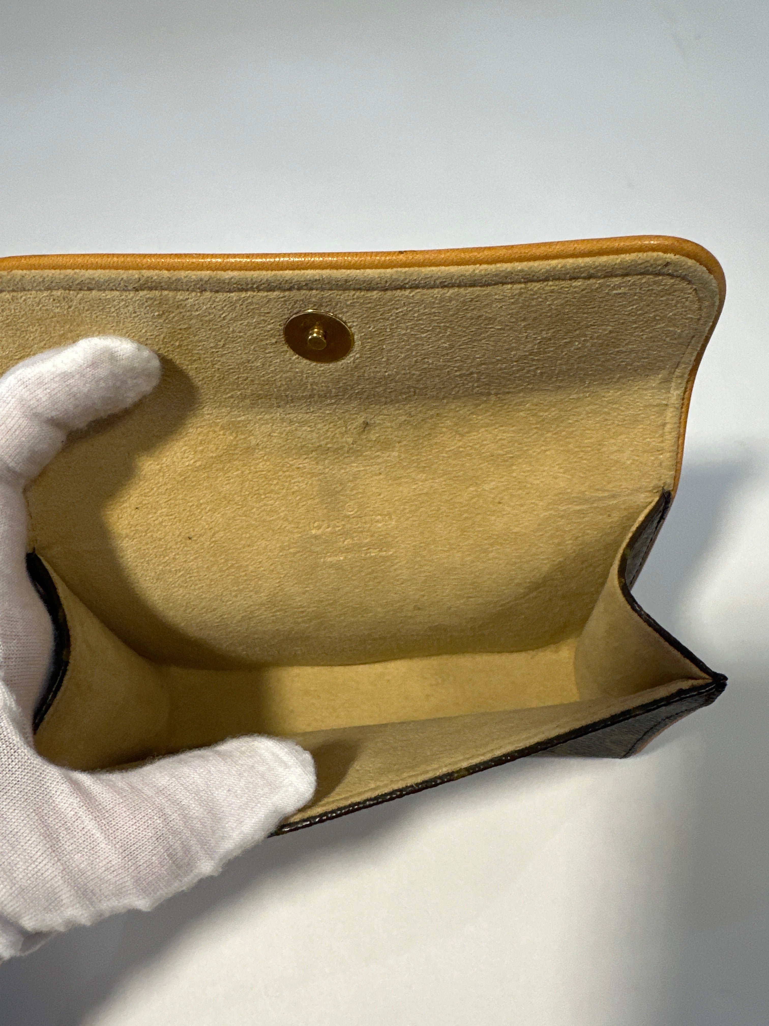 Vintage FLORENTINE MONOGRAM POUCH HIP BAG BELT BAG 2003 with COA