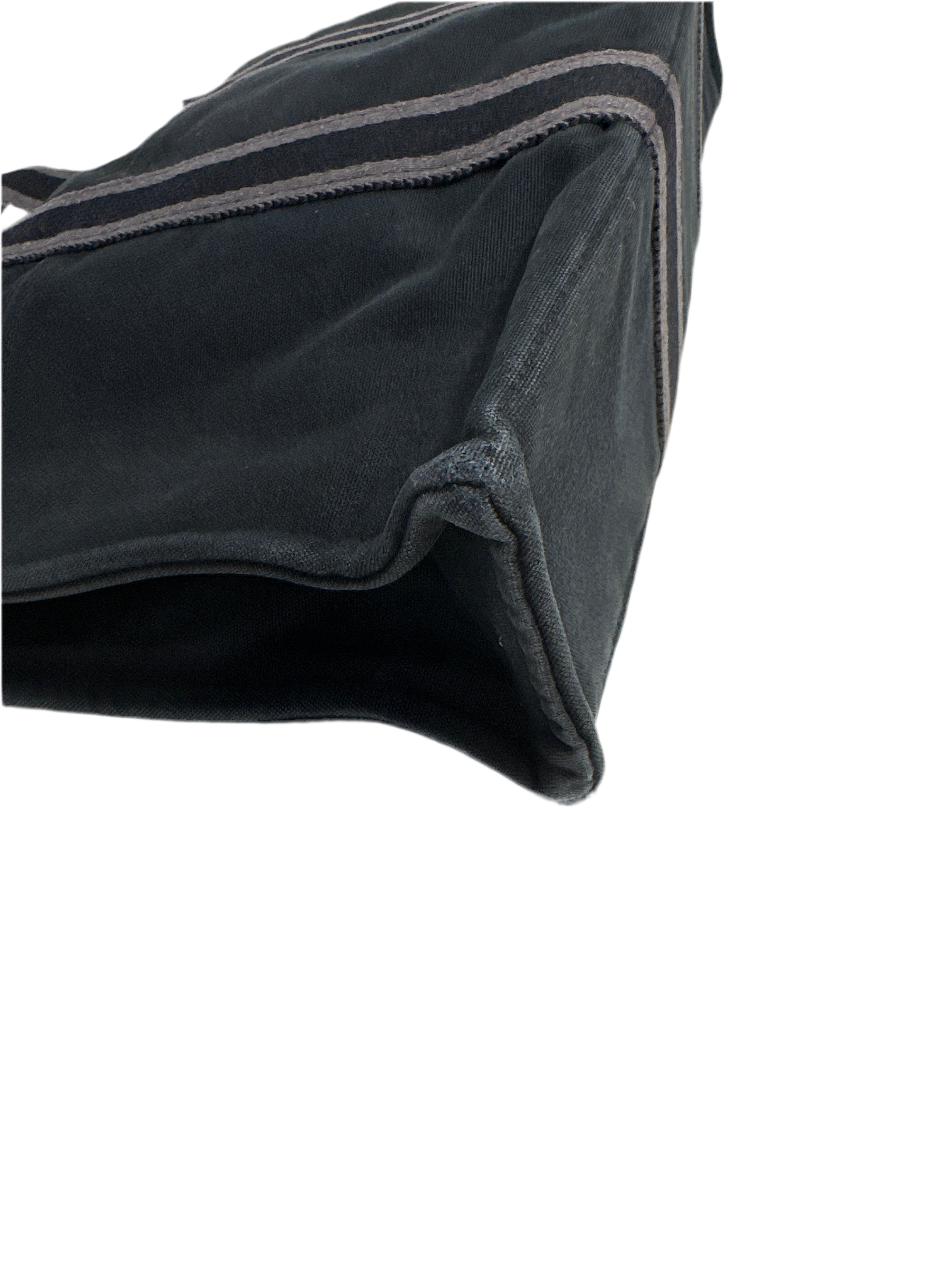 HERMES Canvas Black & Gray Tote