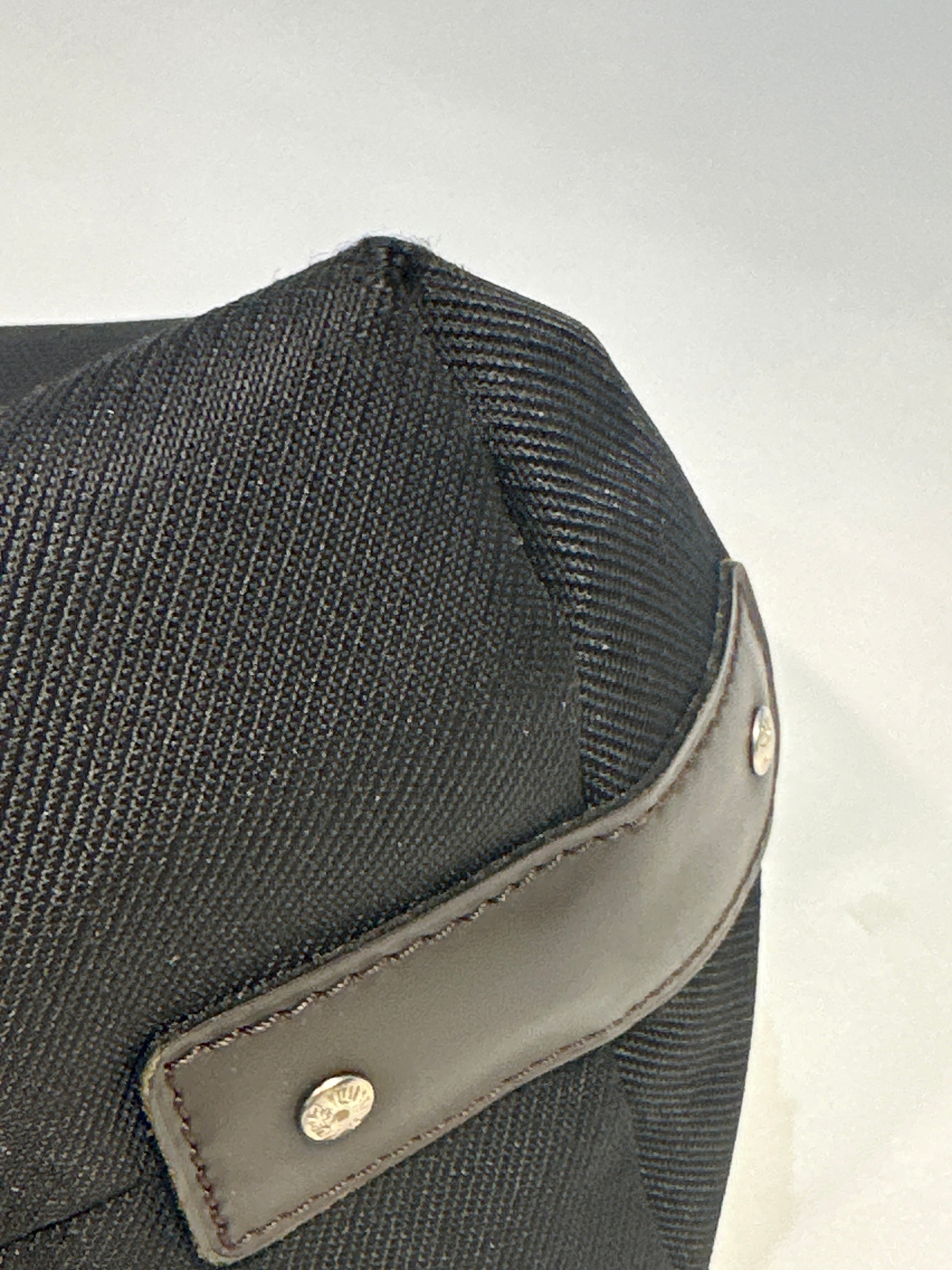 Louis Vuitton Cougar Damier Jean Tote Bag Black Brown with COA