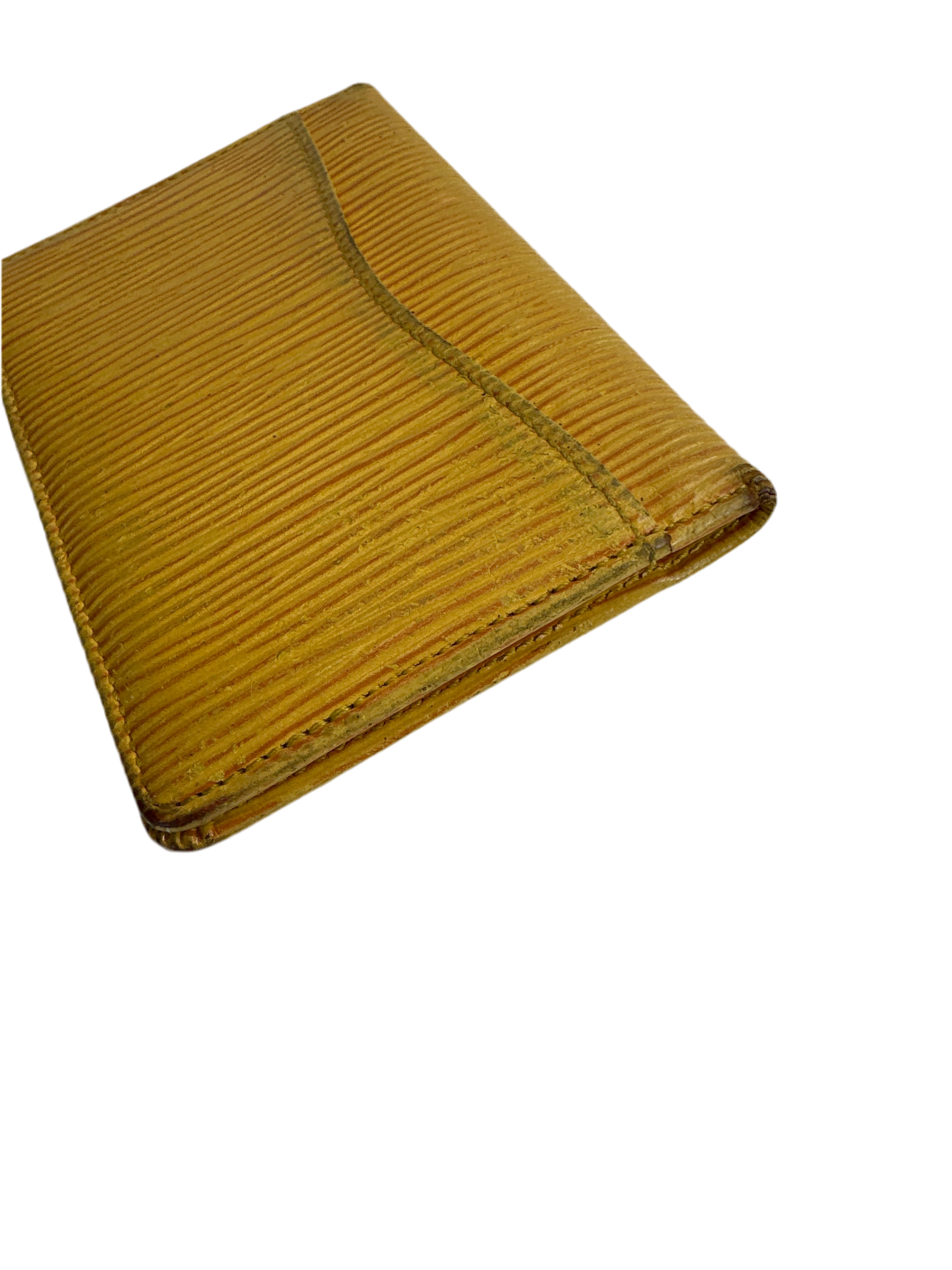 Vintage Louis Vuitton Yellow Pocket Organizer