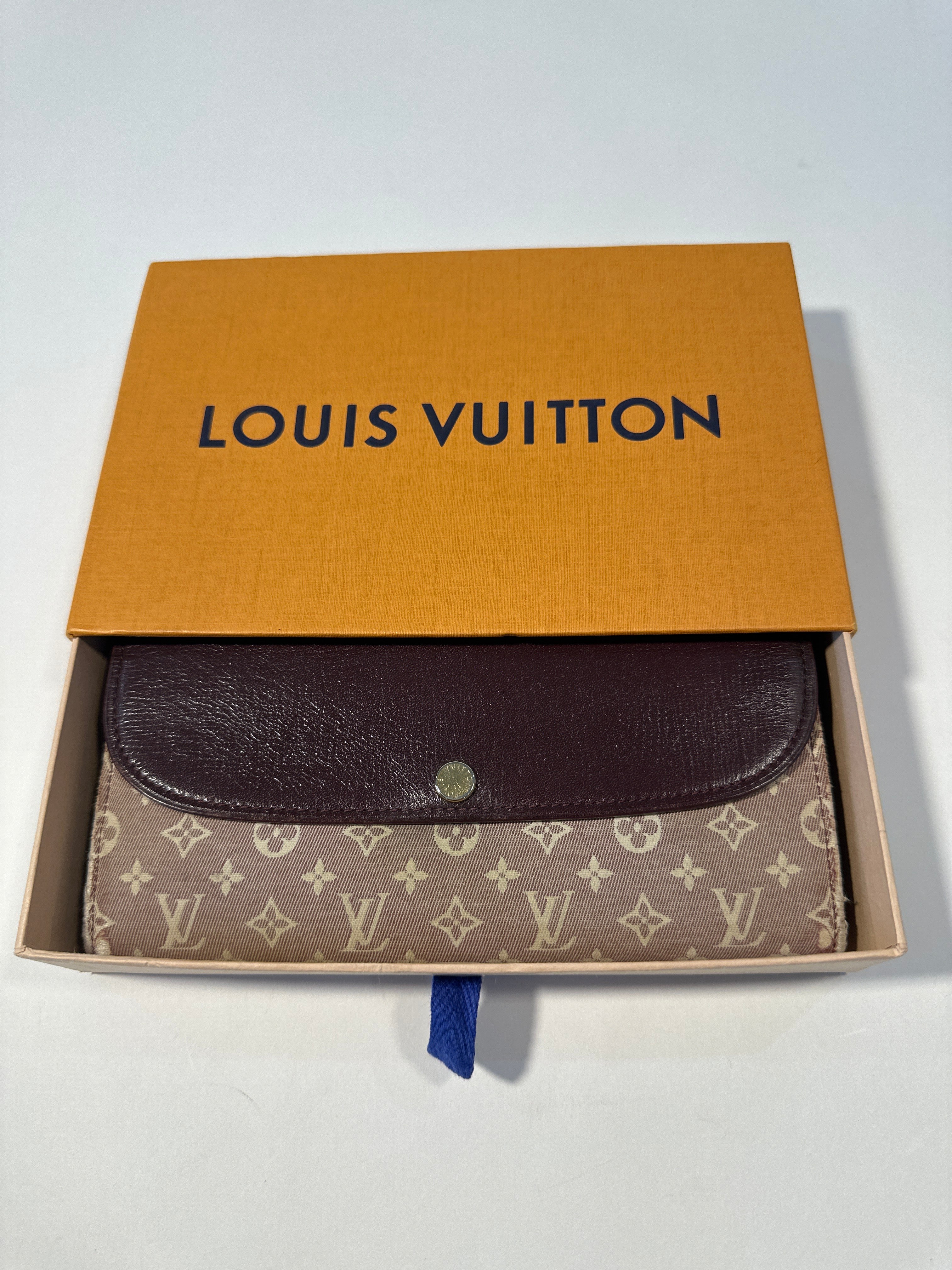 Vintage Louis Vuitton Long Wallet Monogram Idylle Portefeuille Sarah  Brown 2012 with Box and COA