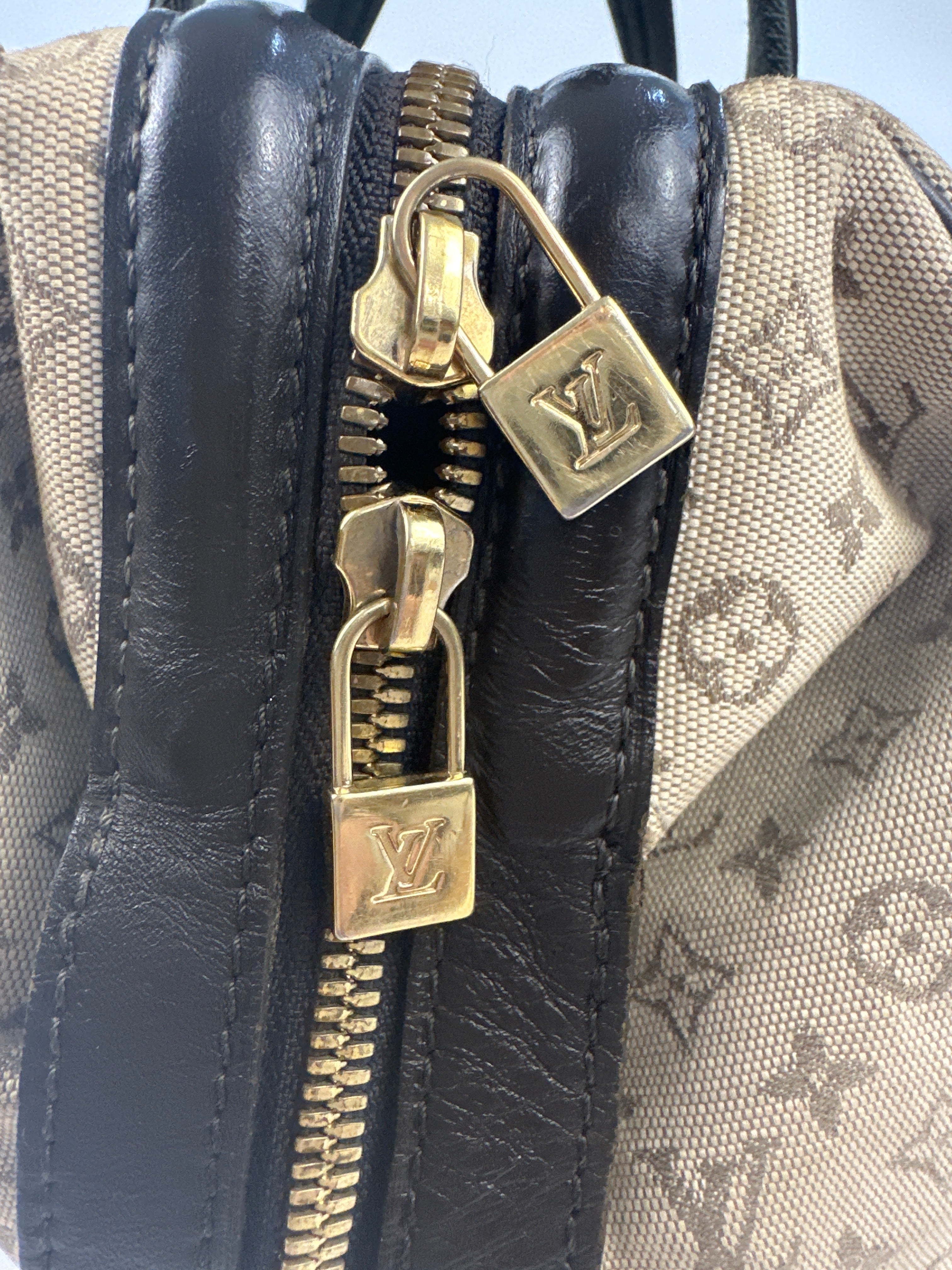 Vintage Louis Vuitton Josephine Denim Bag 2001