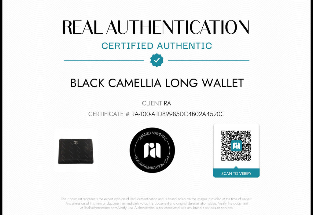 CHANEL Camellia CC Logo Lambskin Leather Zip Around Long Wallet black