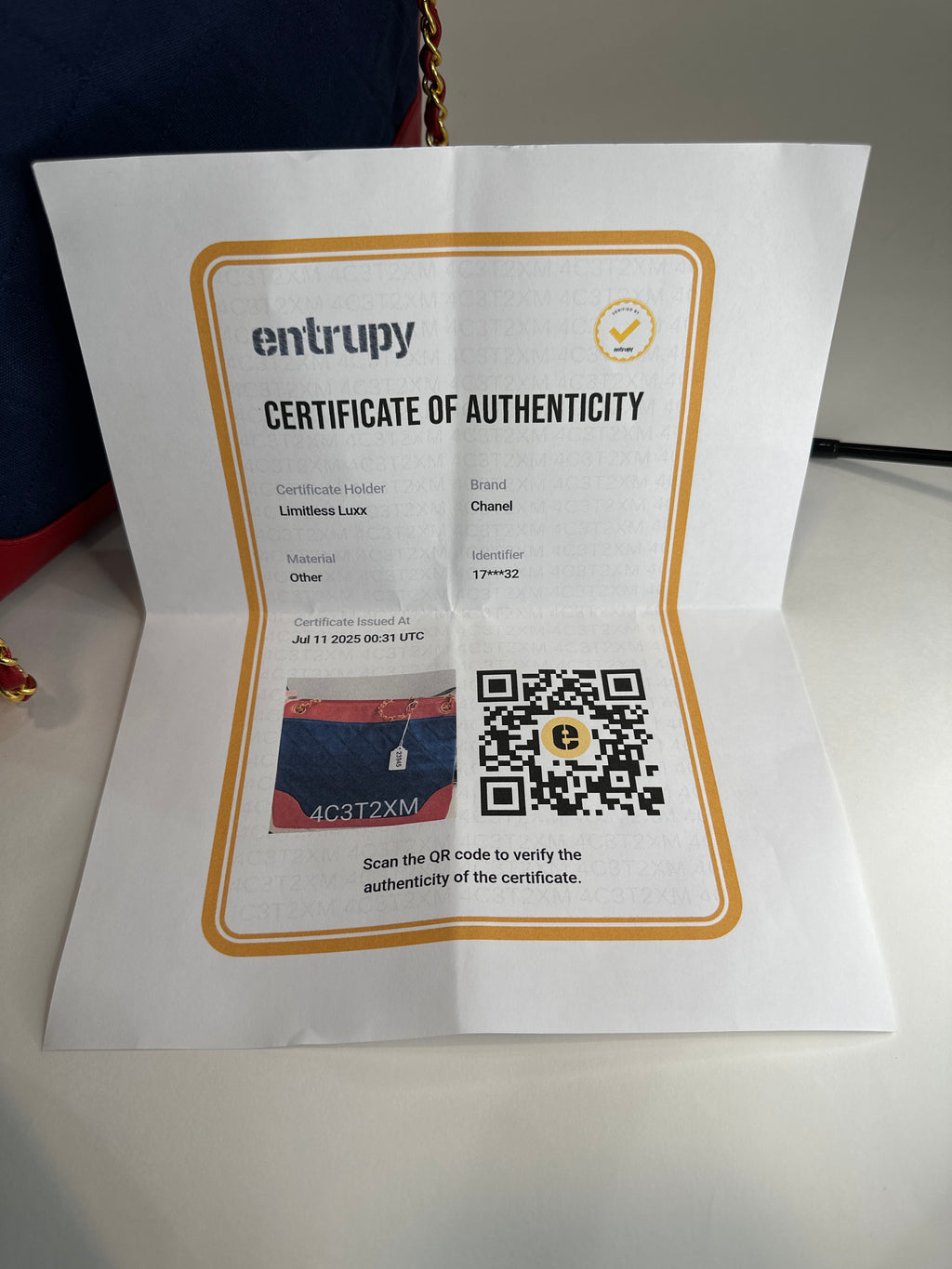 Vintage Chanel Bag Rare comes with COA