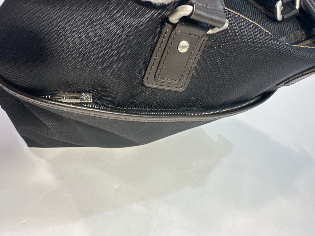 Louis Vuitton Cougar Damier Jean Tote Bag Black Brown with COA