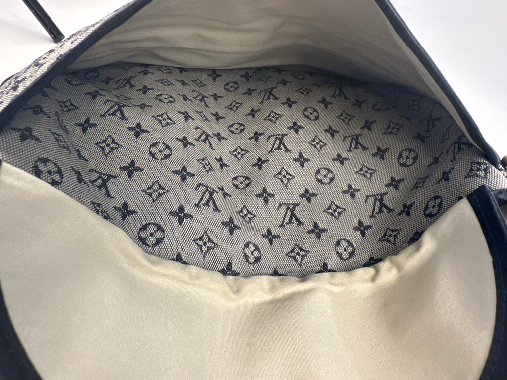 LOUIS VUITTON Monogram Mini Belanger Shoulder Bag Blue