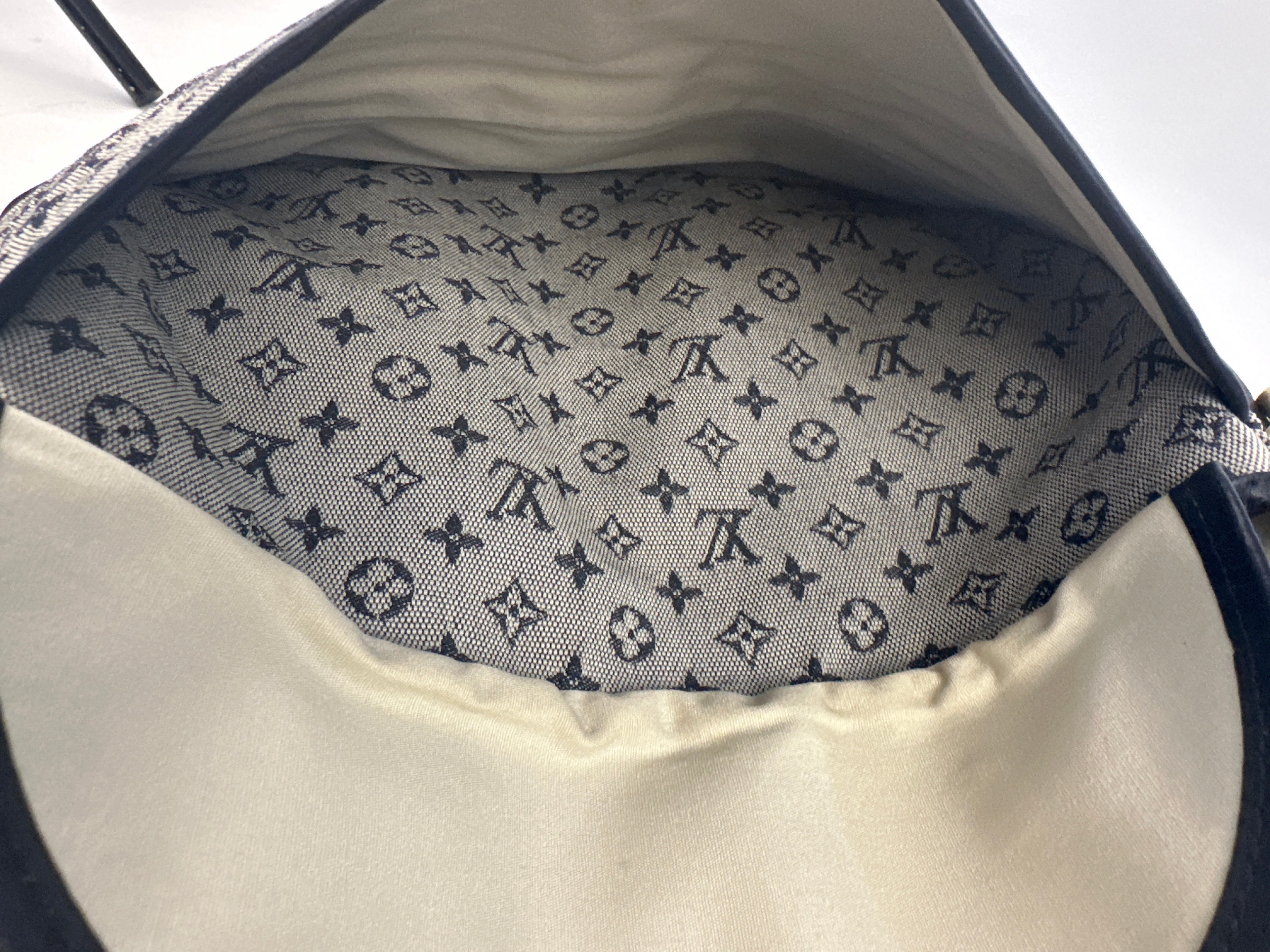 LOUIS VUITTON Monogram Mini Belanger Shoulder Bag Blue