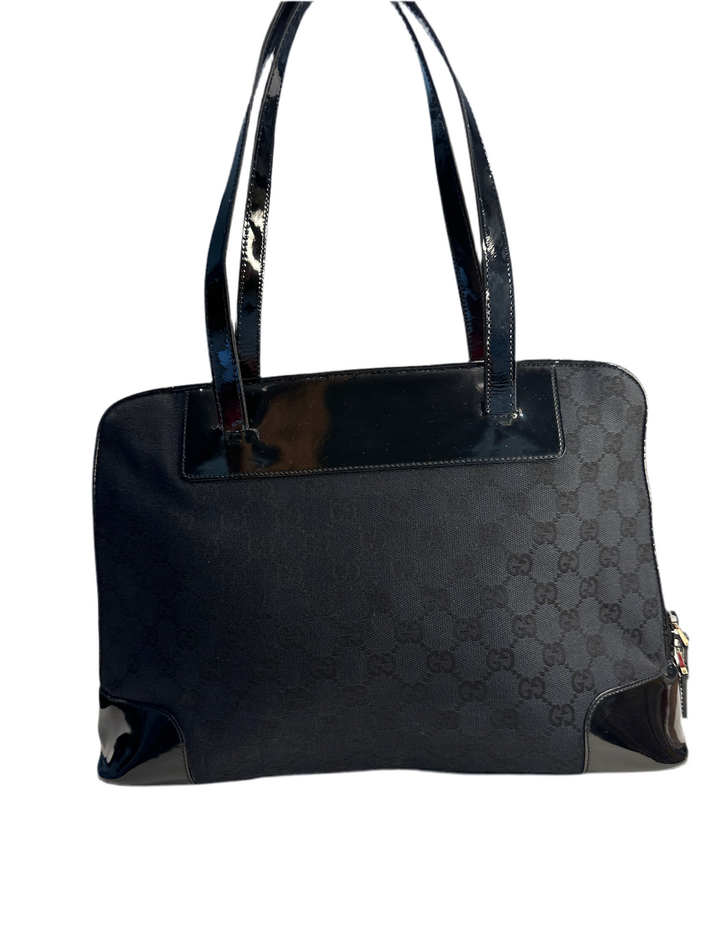 GUCCI GG monogram canvas purse