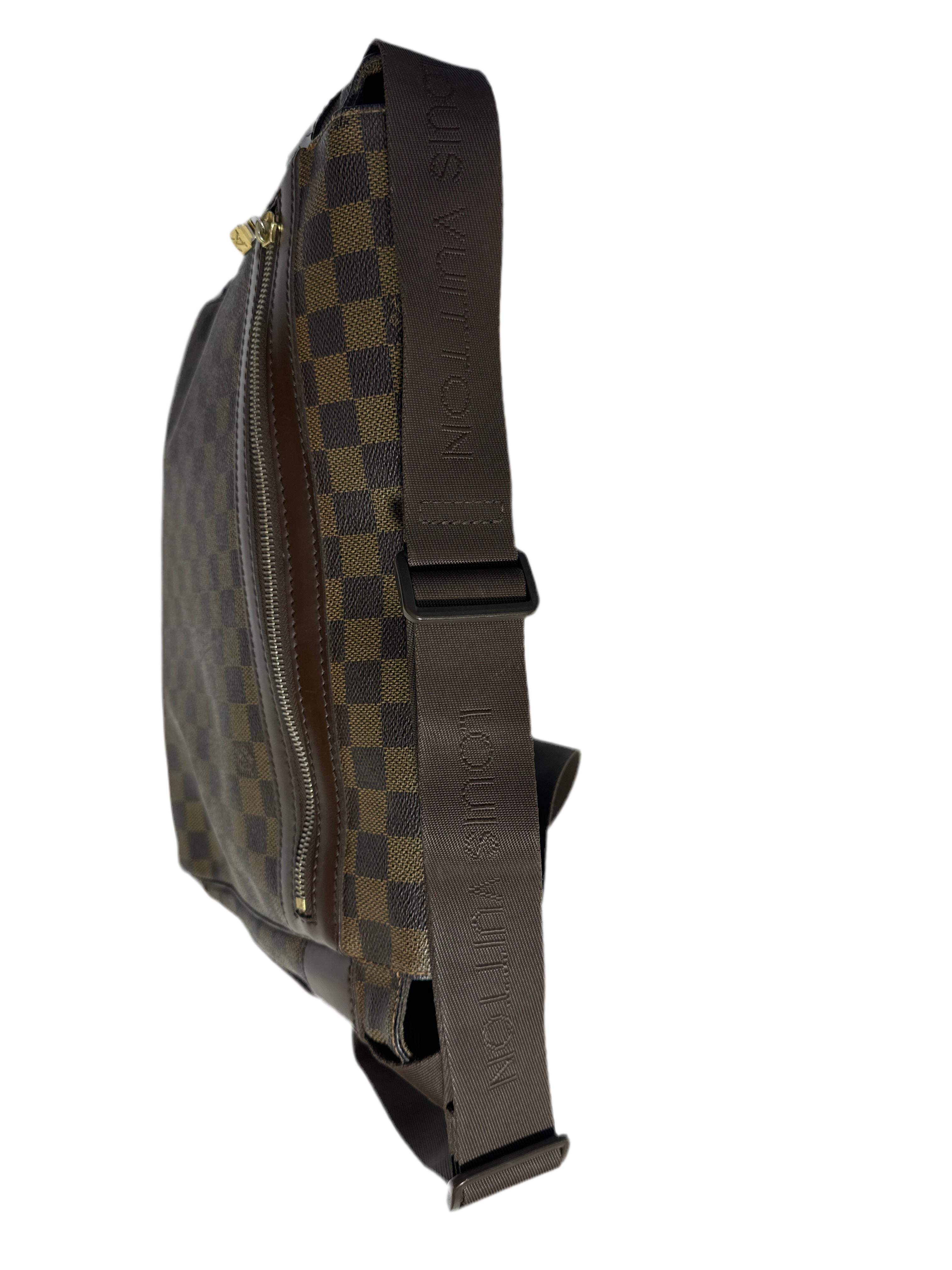 Louis Vuitton Damier Ebene Canvas and Leather Bastille Messenger