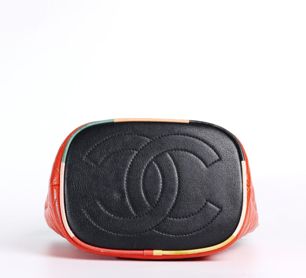 Chanel Cuba Color Chain Bucket Bag with COA