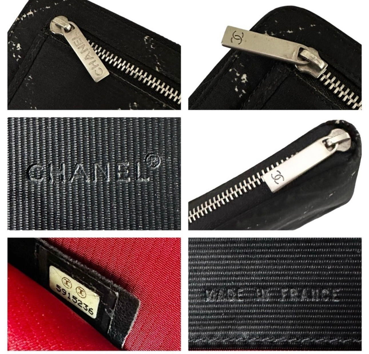 Vintage Chanel Wallet Travel Line Wallet