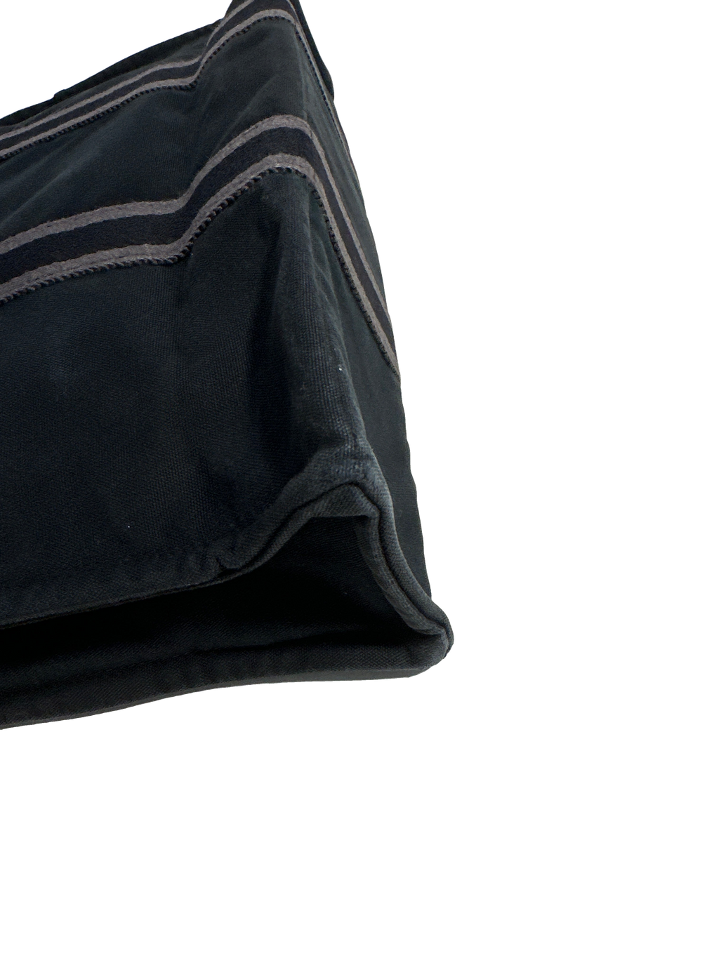 HERMES Canvas Black & Gray Tote